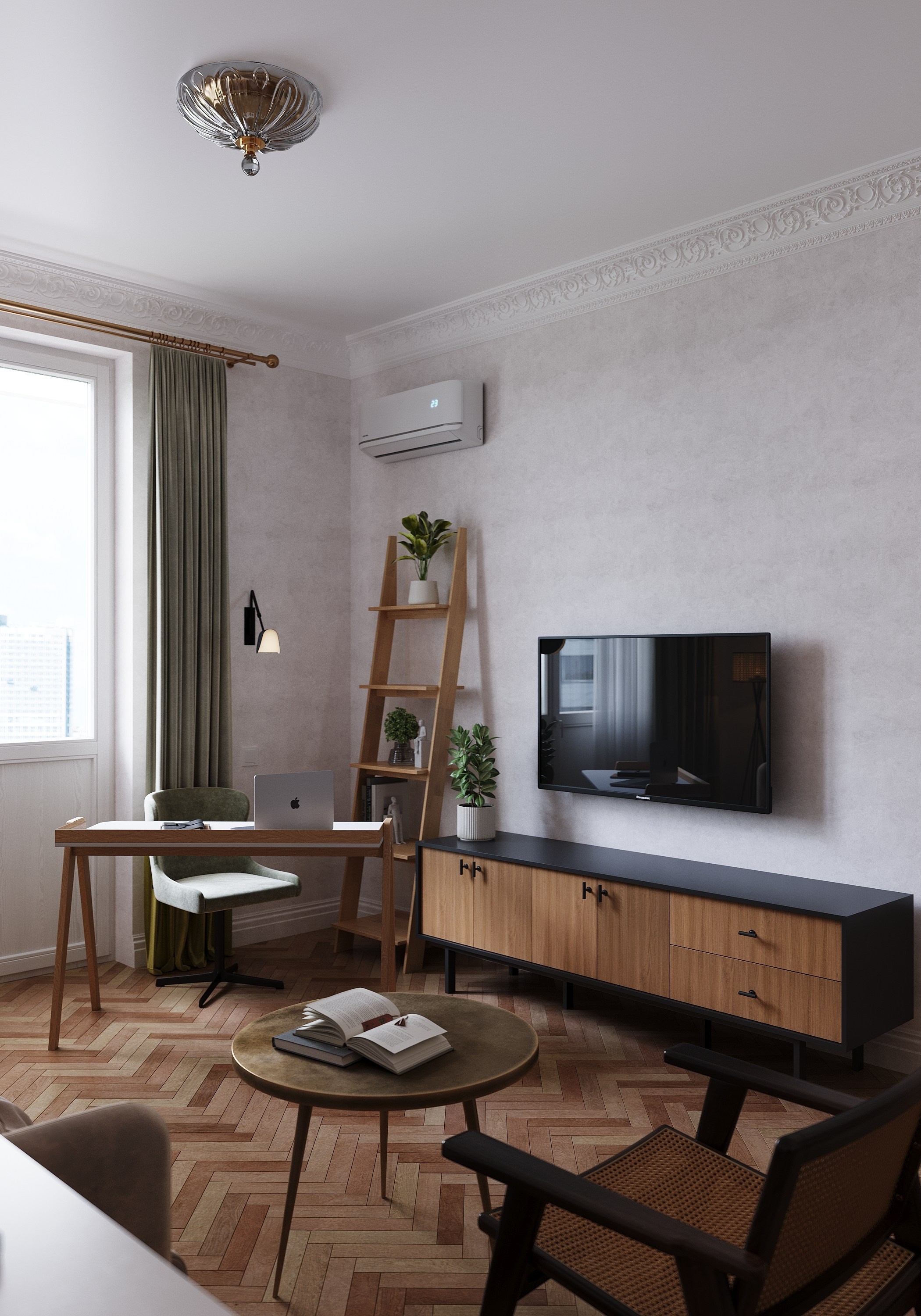 ДП Маяковский. 3D визуализация интерьера