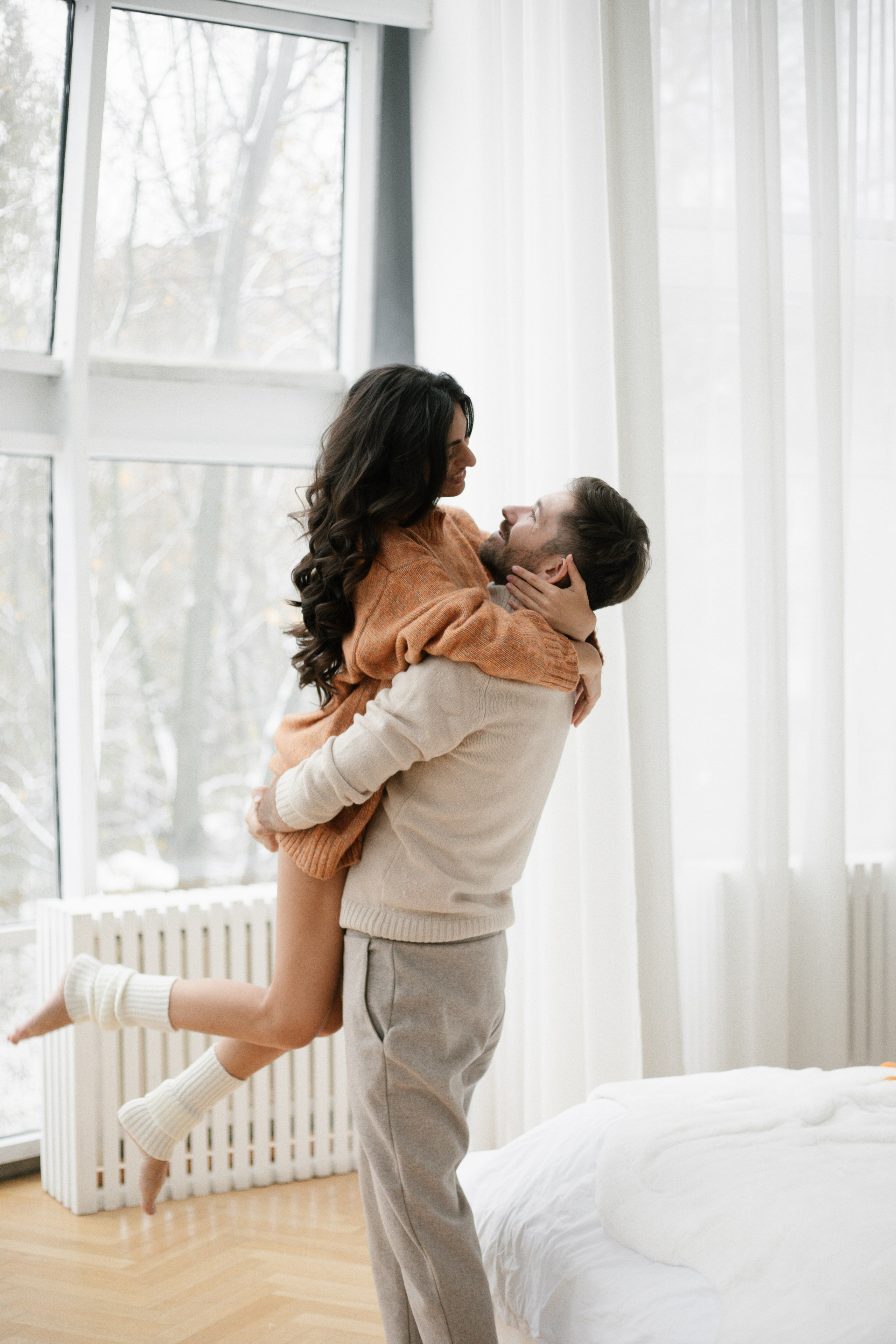 Новогодняя фотосессия для пары. Свадебный и семейный фотограф Анастасия Романова в Москве и Московской области