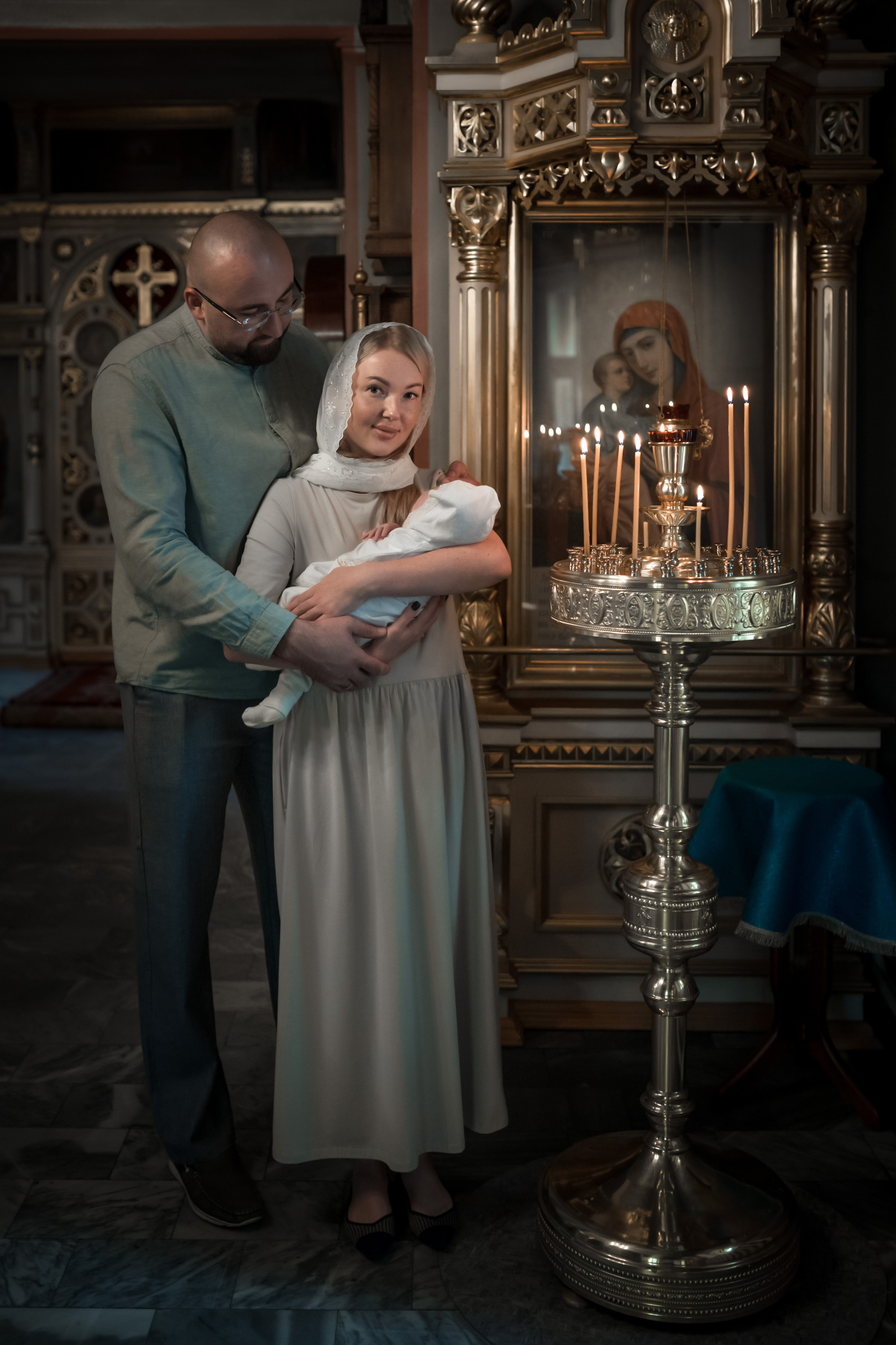 Крещение Ивана (Одинцово. Преображенская церковь в Юдино). Фотограф Стеценко Наталия. Одинцово, Москва, Московская область