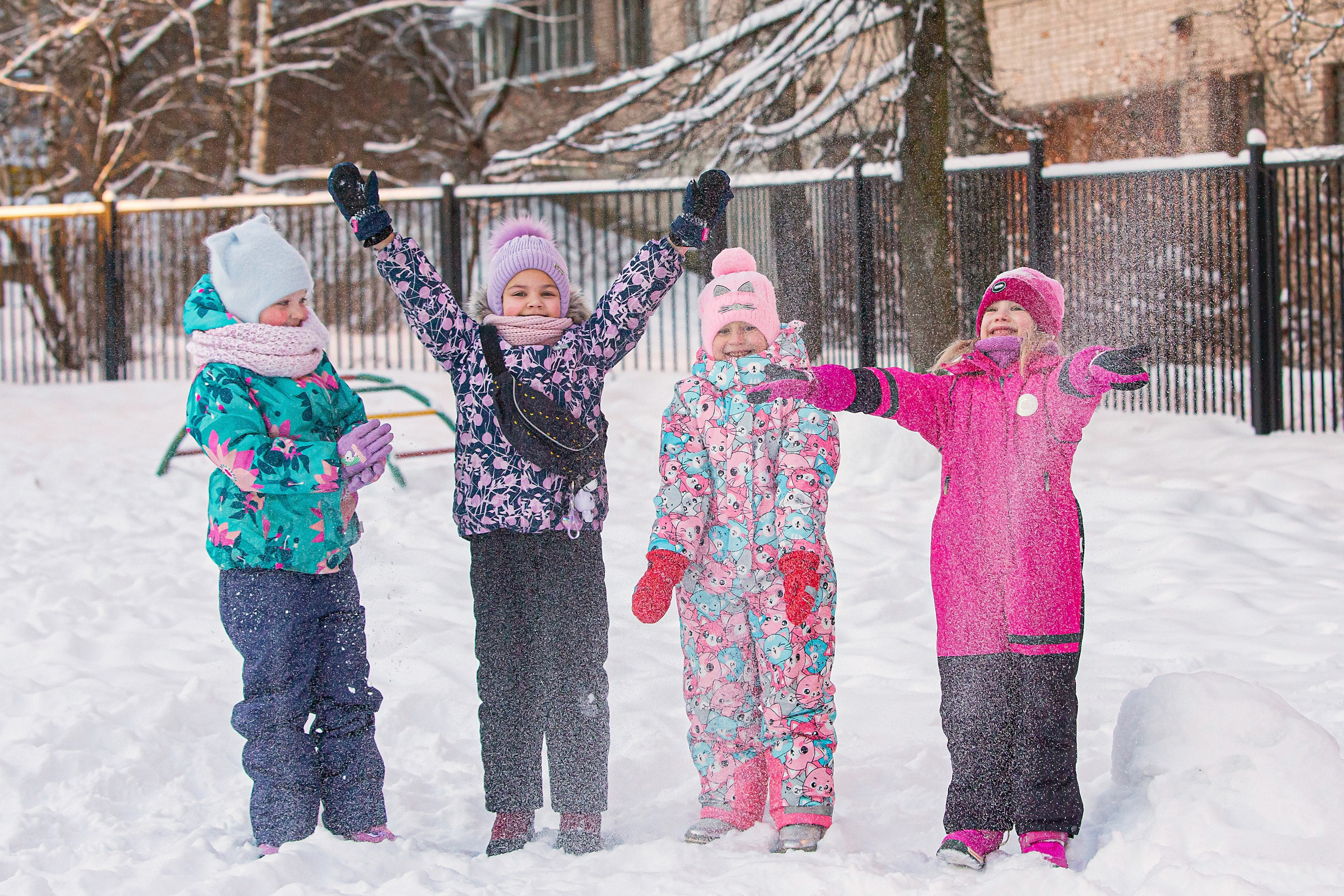 Зима в детском саду. Свадебный, семейный, детский фотограф в Санкт-Петербурге
