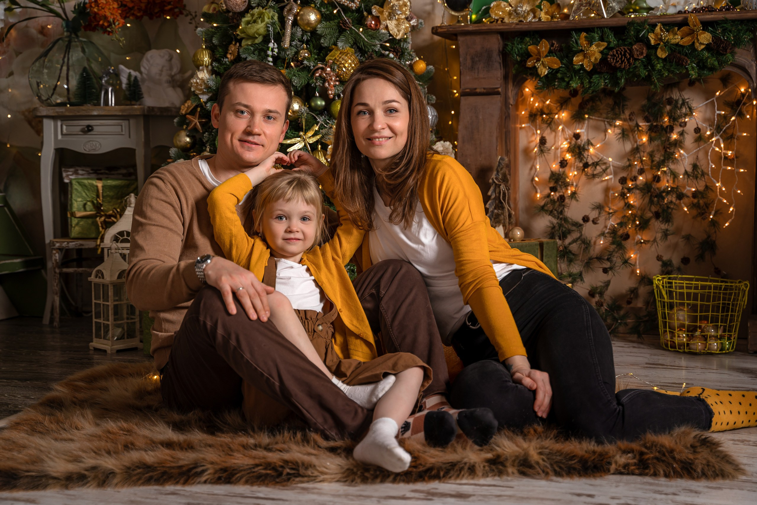 Новогодняя фотосессия. Портретный фотограф в Москве Юлия Красовская