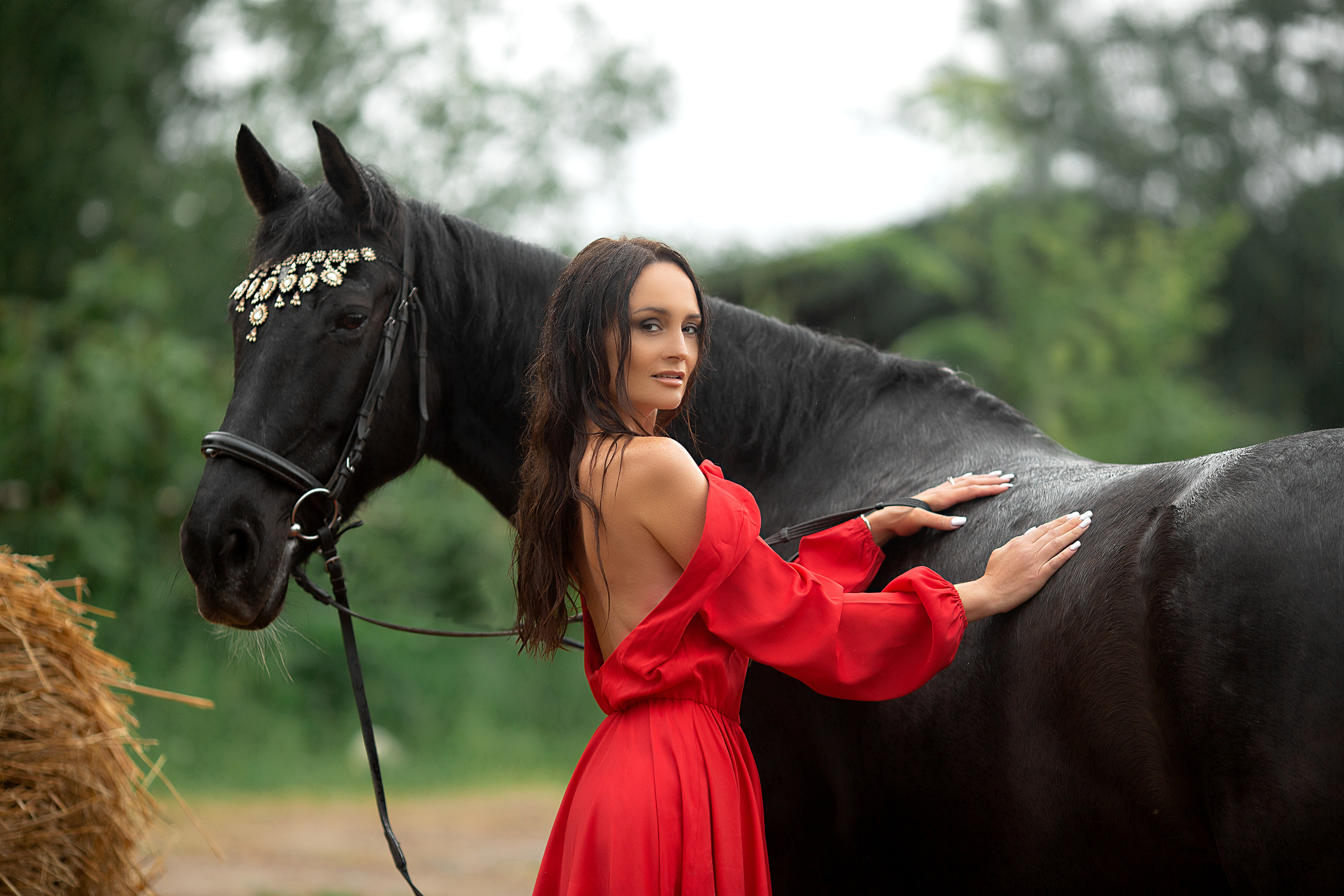 Фотосессия Юлии и Жасмин 19.06.22. Фотосессия с лошадьми в Нижнем Новгороде