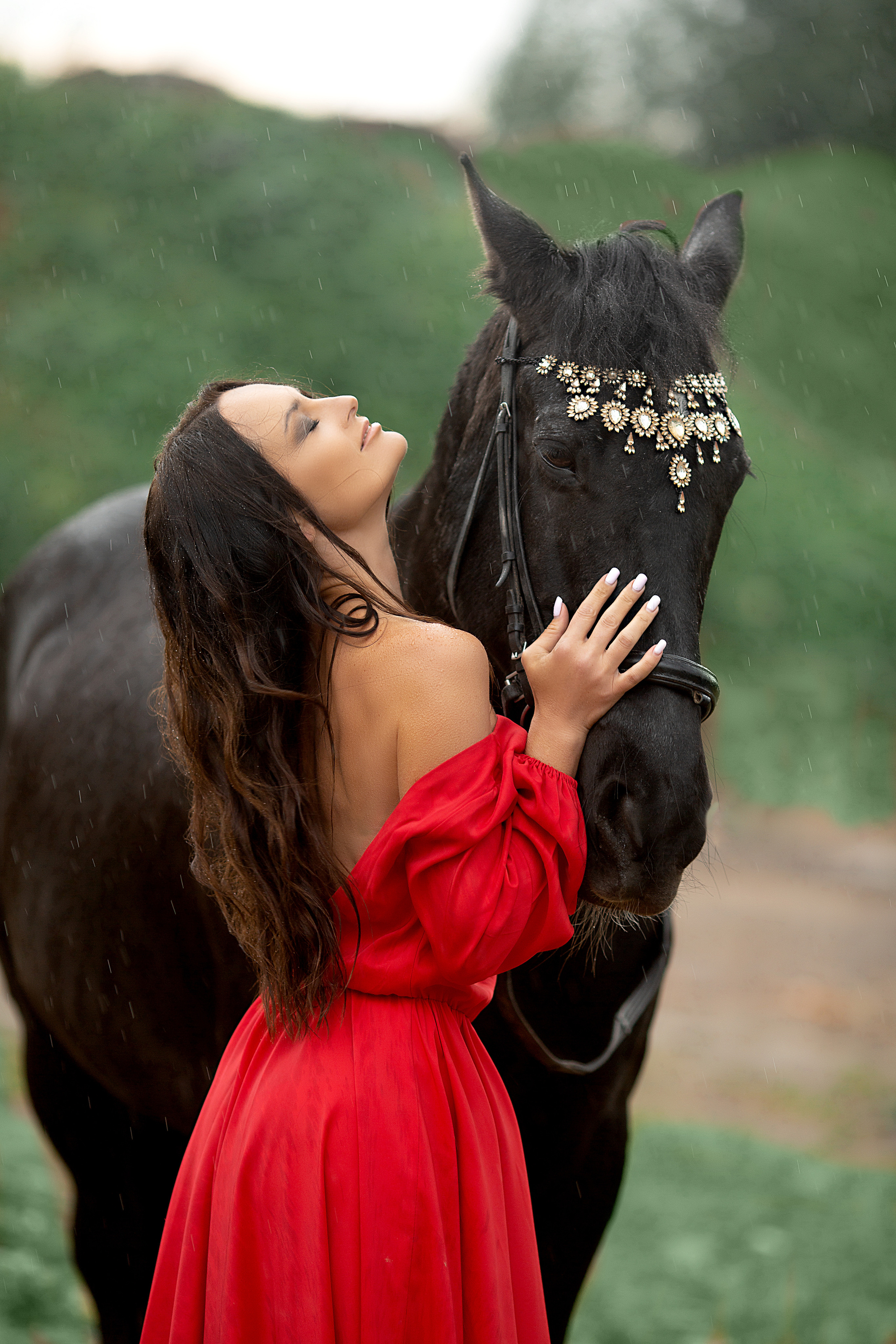 Фотосессия Юлии и Жасмин 19.06.22. Фотосессия с лошадьми в Нижнем Новгороде