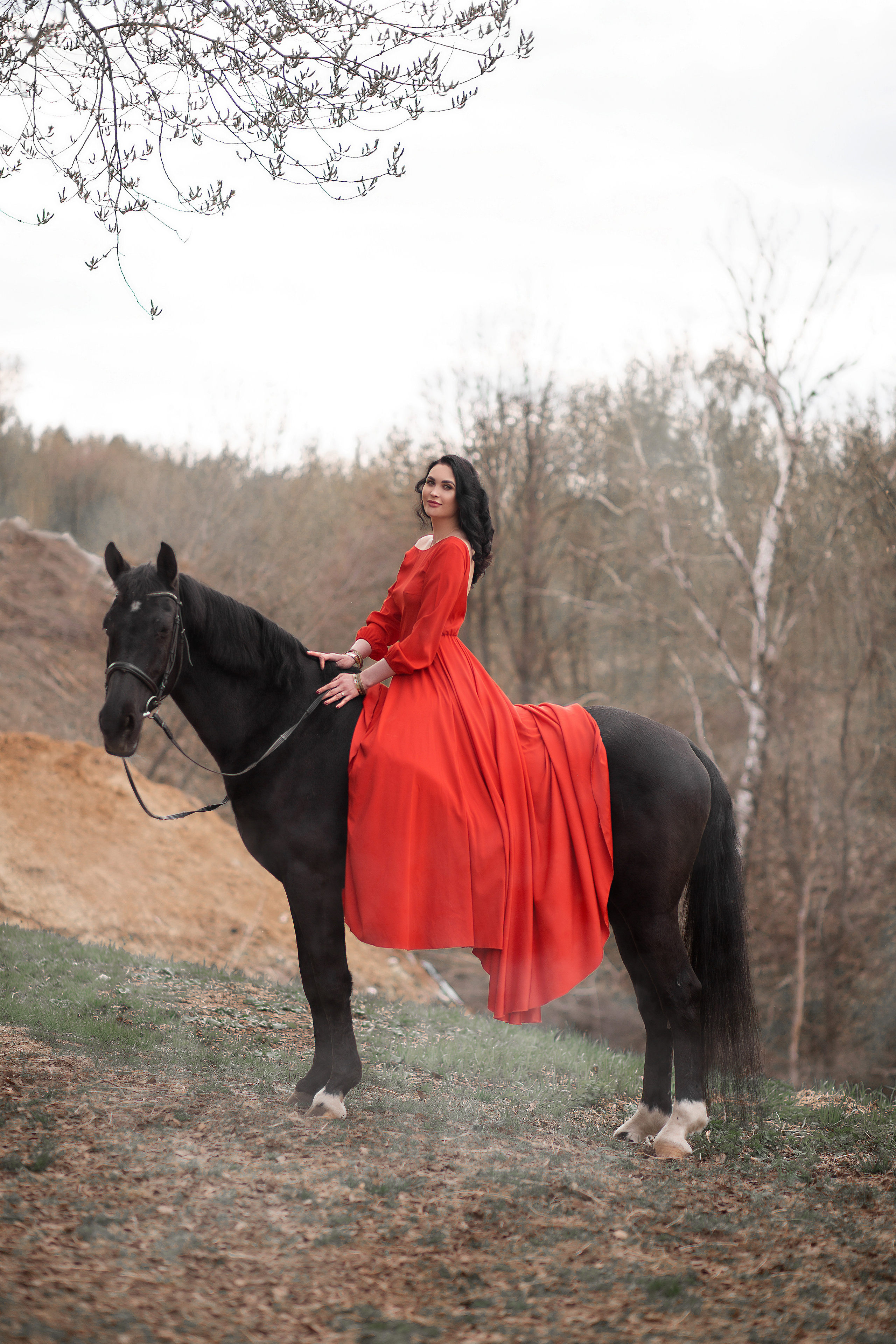 Алена и Жасмин фотодень. Фотосессия с лошадьми в Нижнем Новгороде