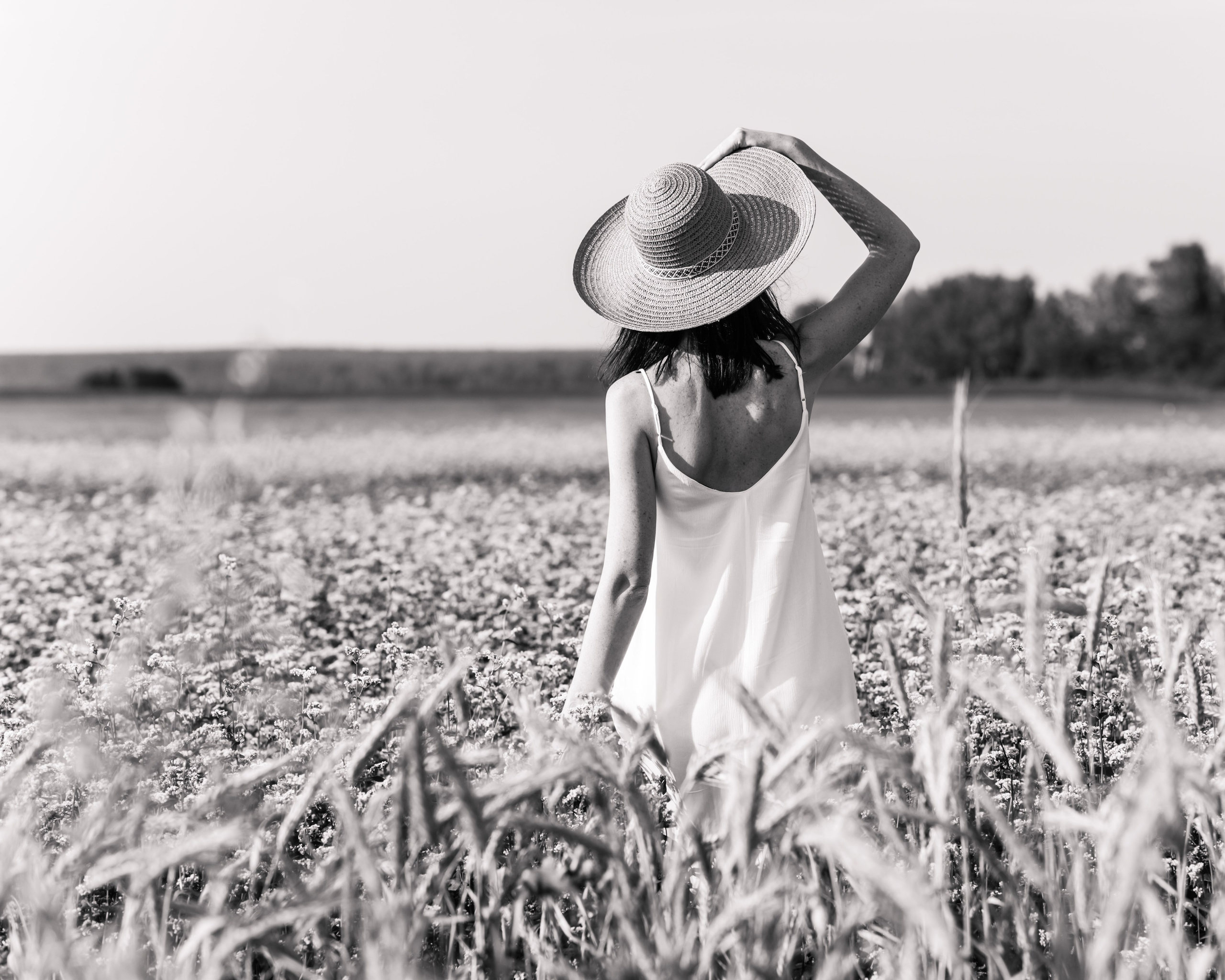 Чёрно-Белый женский портрет. Портретный фотограф в Челябинске