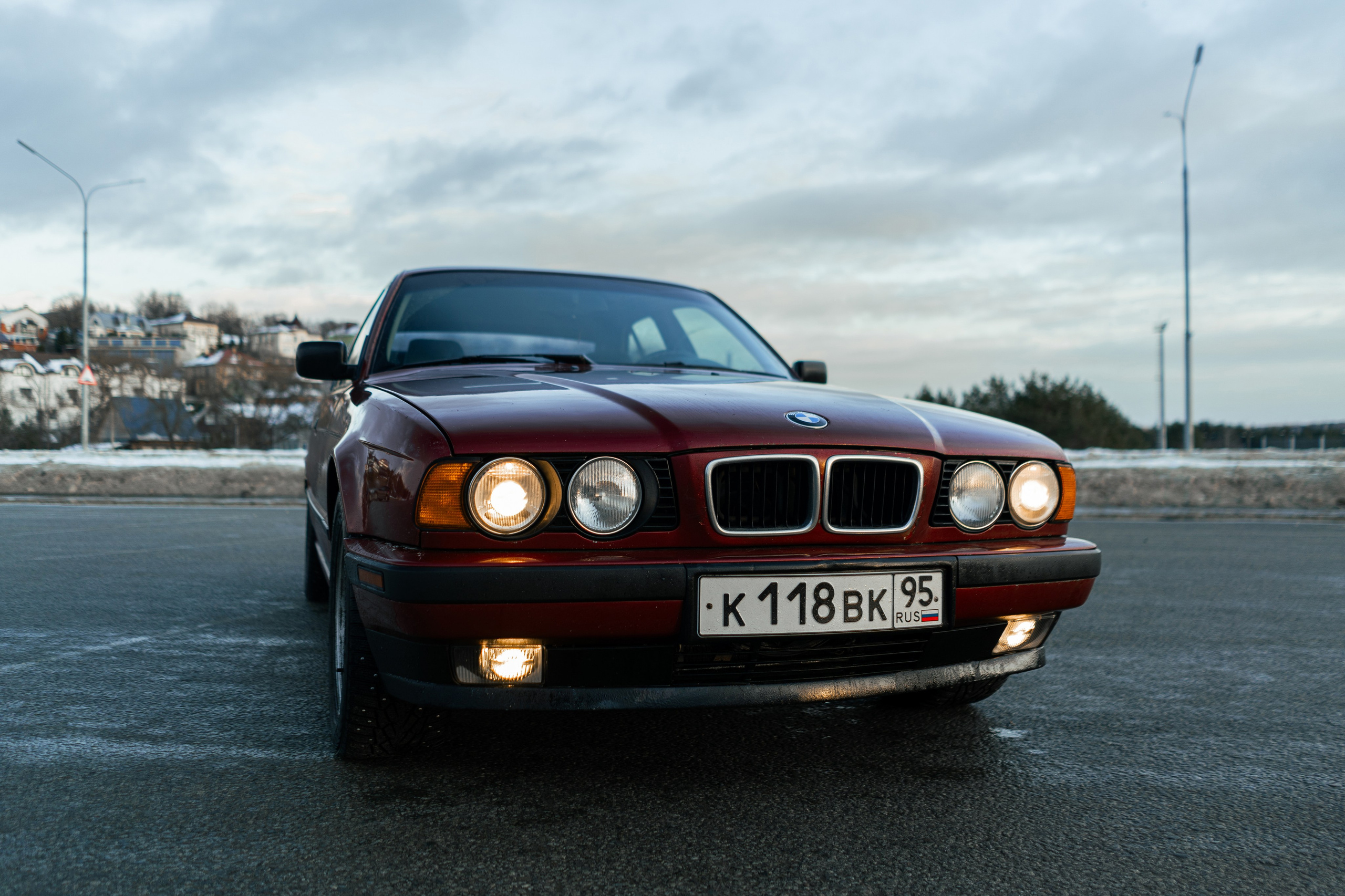 Автомобильная фото-сессия BMW 540i E34 в Калуге