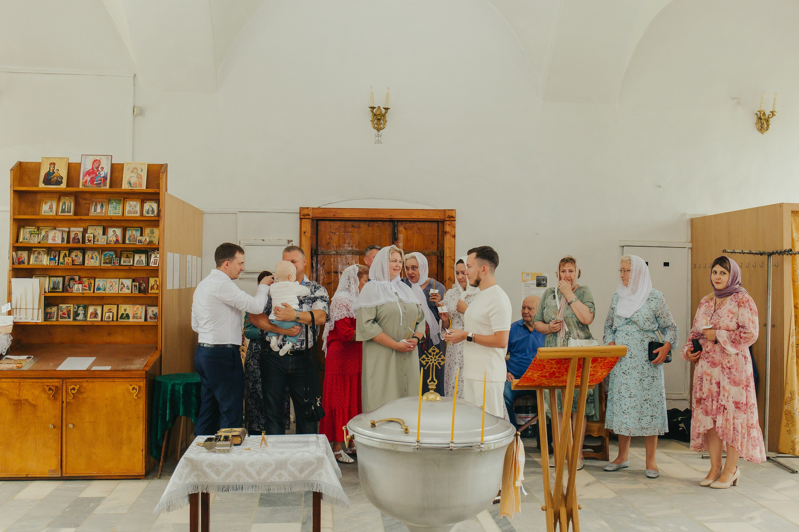 Фотосъемка Крещения в Сергиевом Посаде. Фотограф новорожденных и детский в Сергиевом Посаде Кругликова Юлия