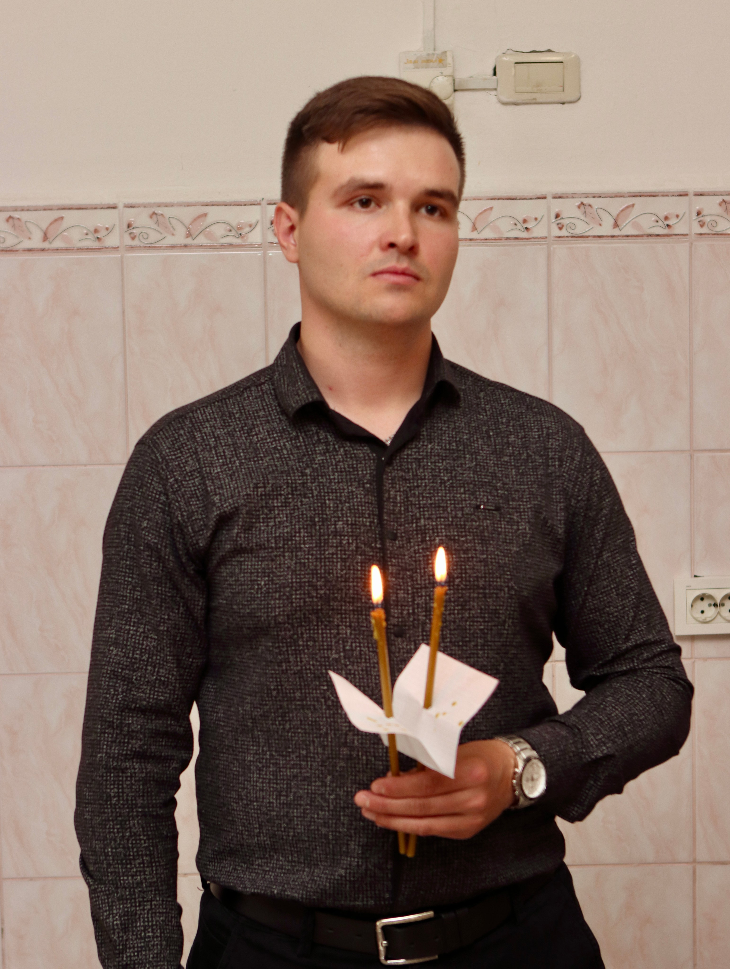 Анастасия и Вадим — крещение Виктории. Фотограф в Курске Смирнов Евгений