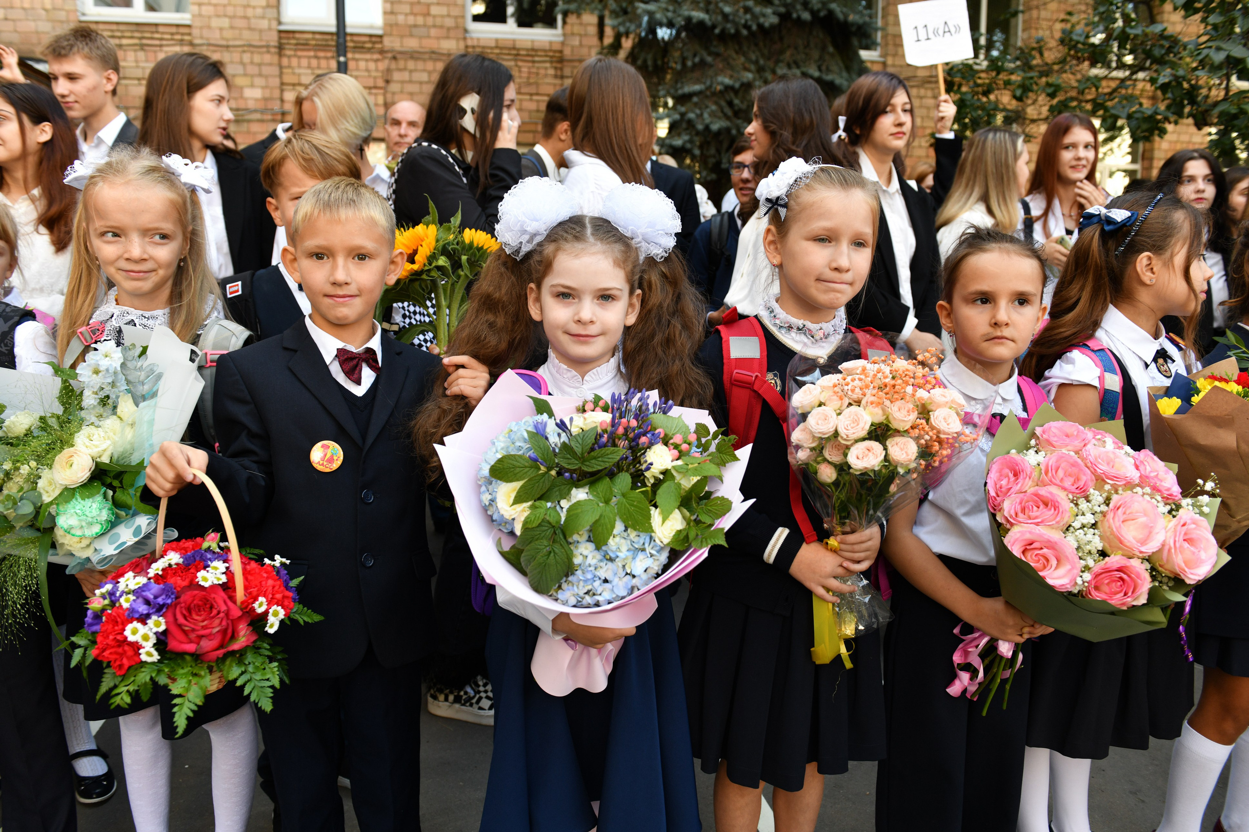 Линейка 1 класс. Свадебный и портретный фотограф в Москве Галина Борисова