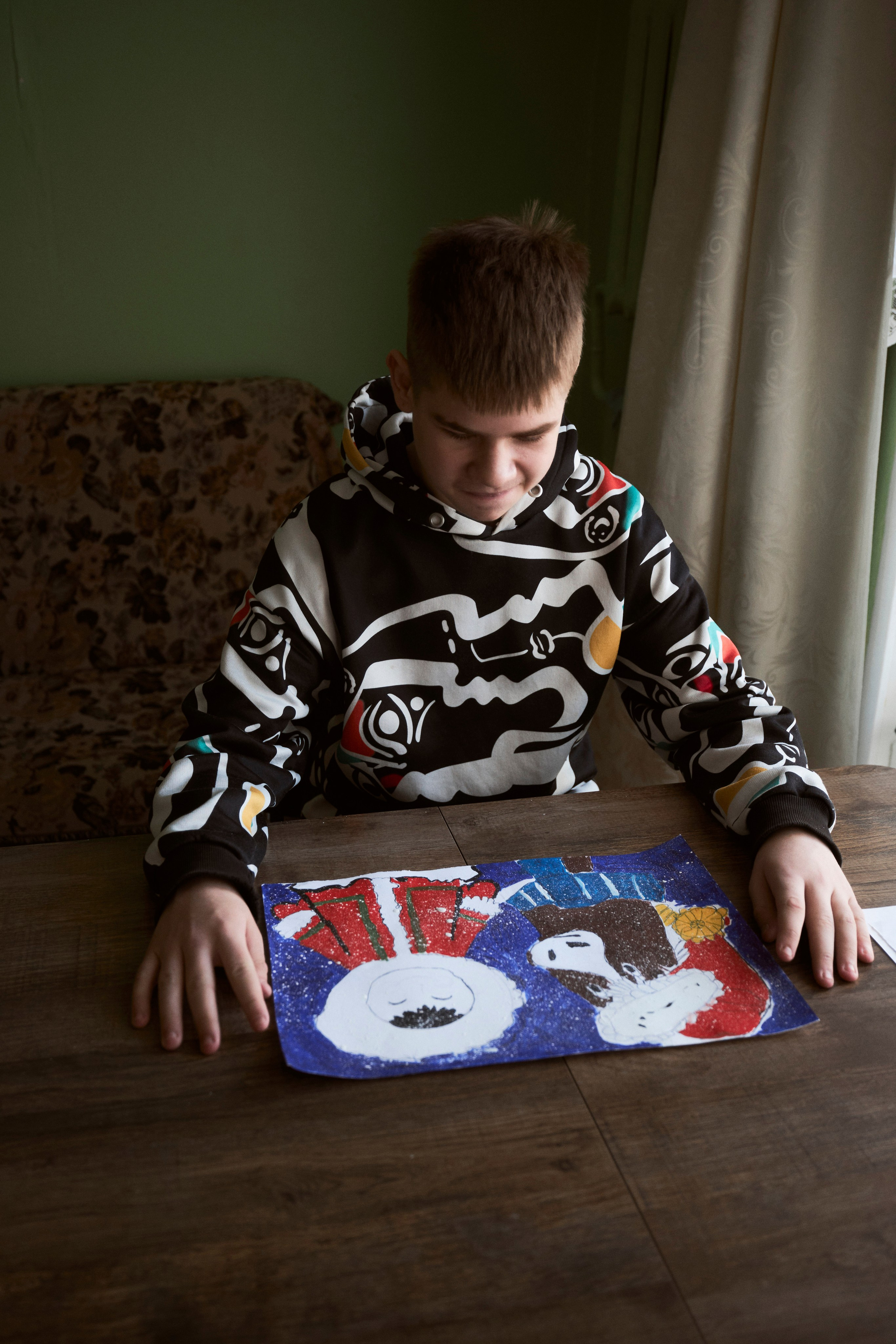 Новогоднее поздравление детей в детском центре Бологое. Анна Потявина. Фотограф Москва