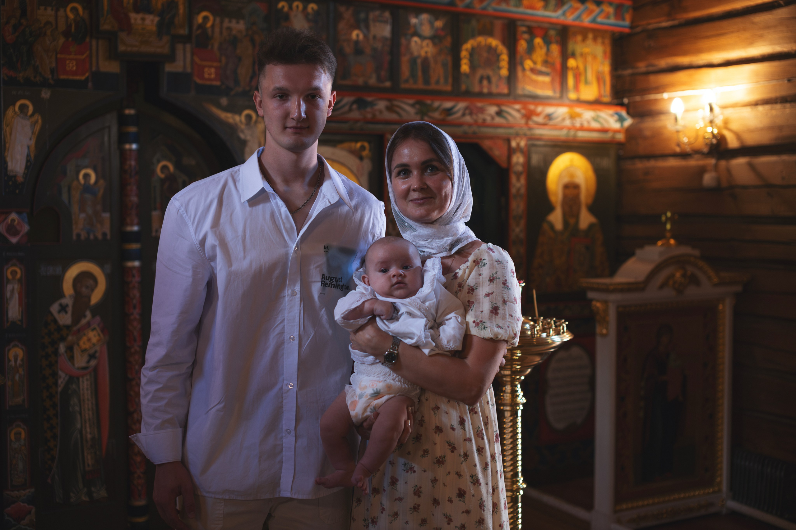 Крещение в Церкви Успения Пресвятой Богородицы. Семейный фотограф в Москве 📸