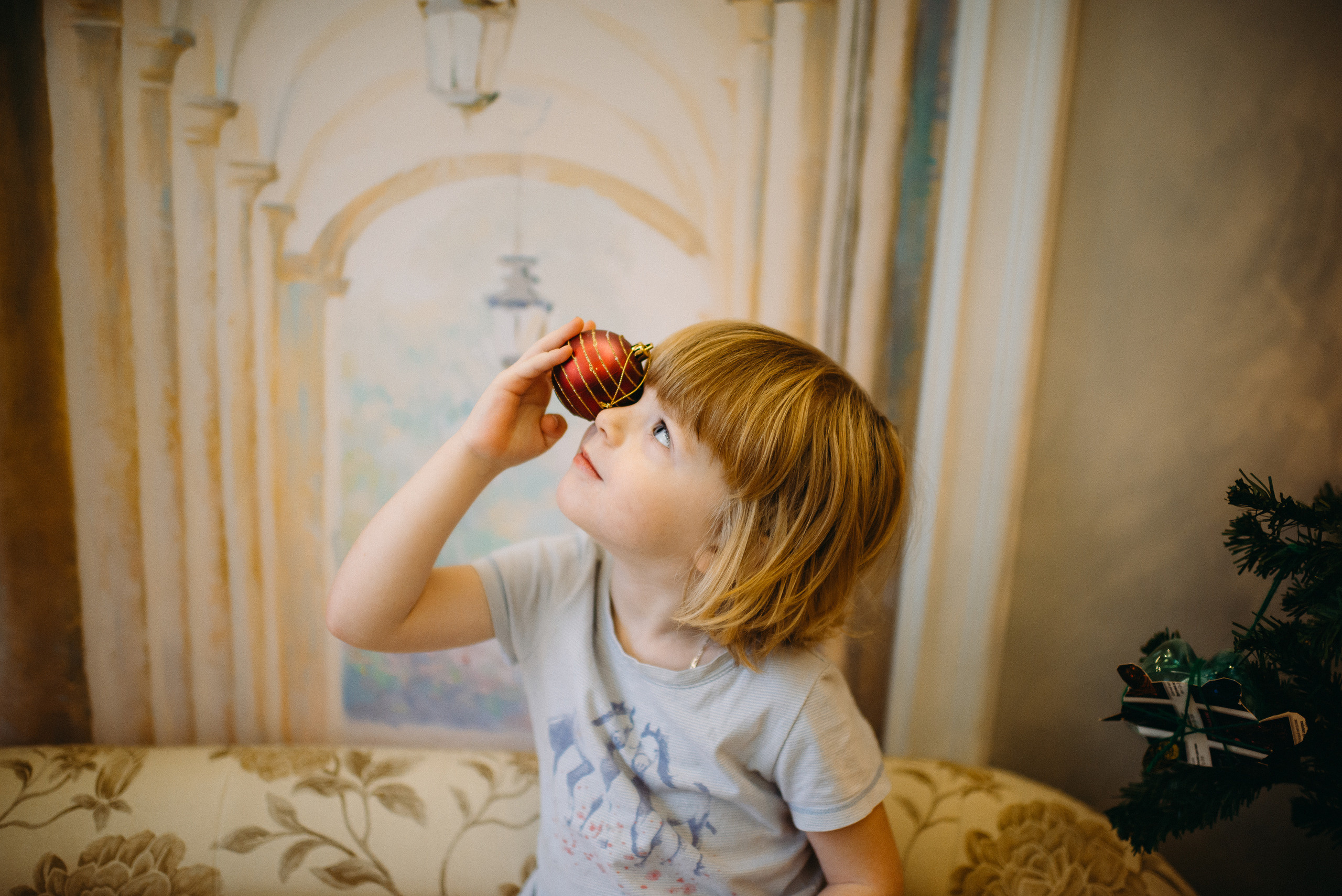 Домашняя новогодняя фотосессия СПб. Семейный и детский фотограф в Санкт-Петербурге Маша Бичан