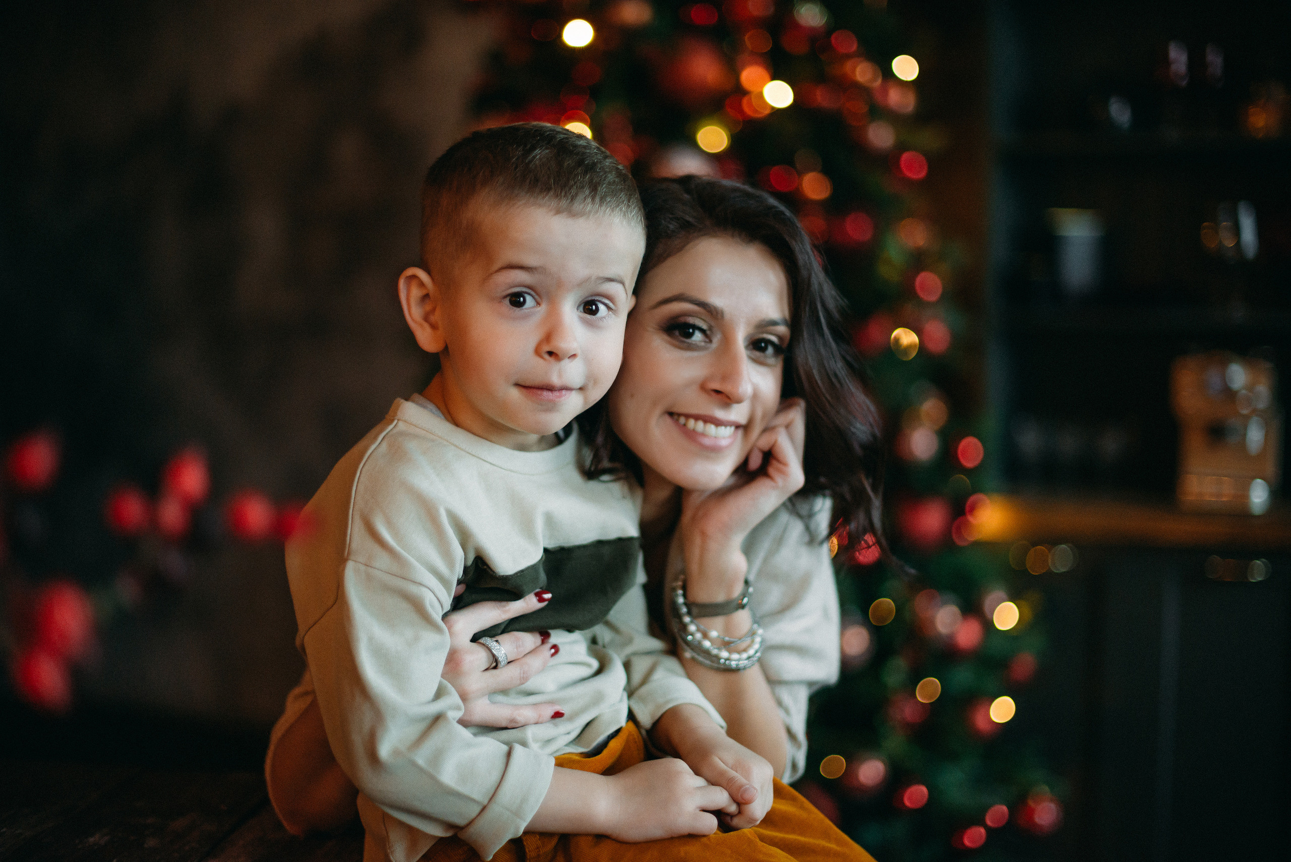 Новогодняя фотосессия в студии СПб. Семейный и детский фотограф в Санкт-Петербурге Маша Бичан