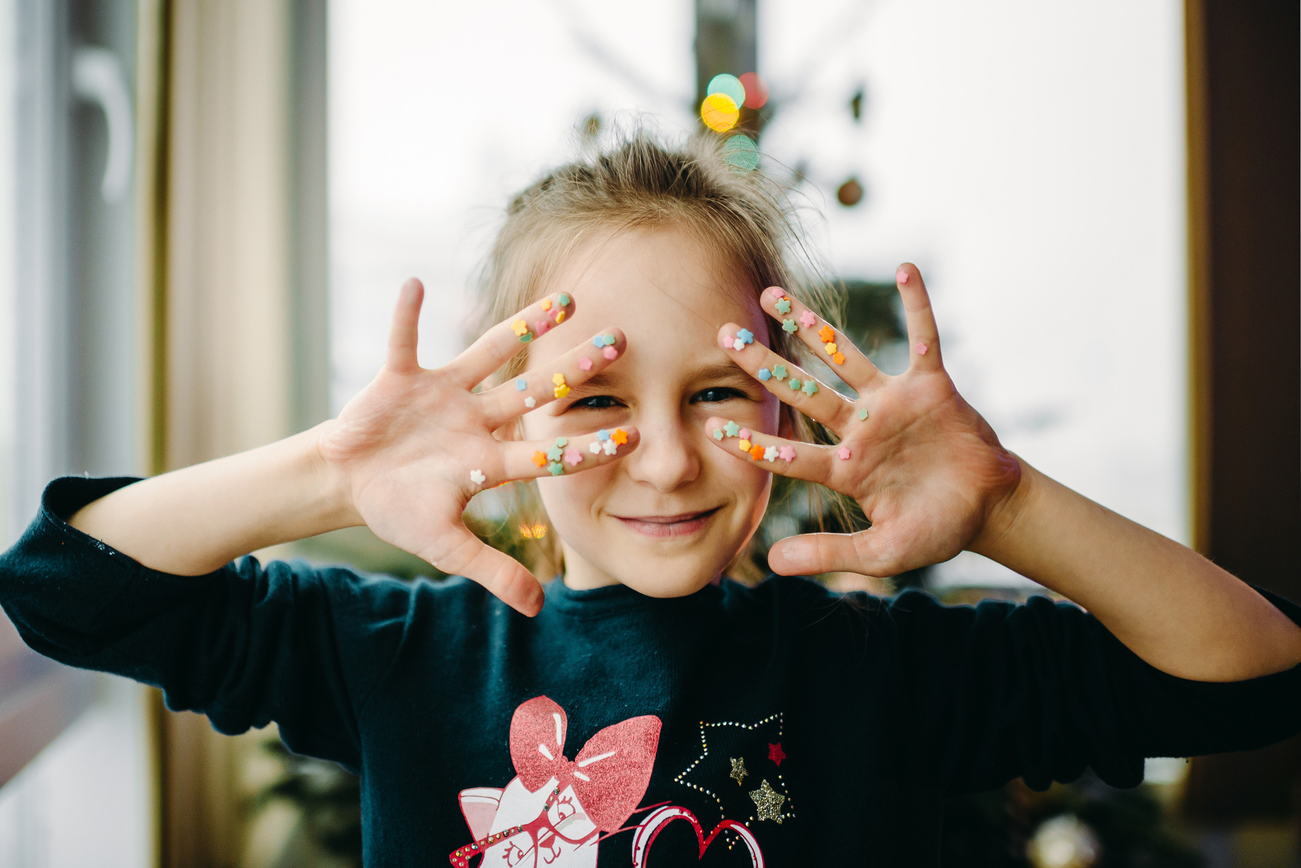 Новогодняя семейная фотосессия дома