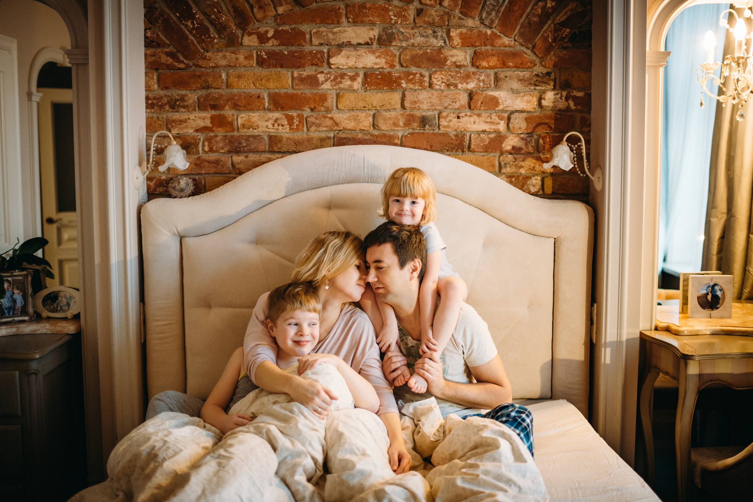 Домашняя новогодняя фотосессия СПб. Семейный и детский фотограф в Санкт-Петербурге Маша Бичан