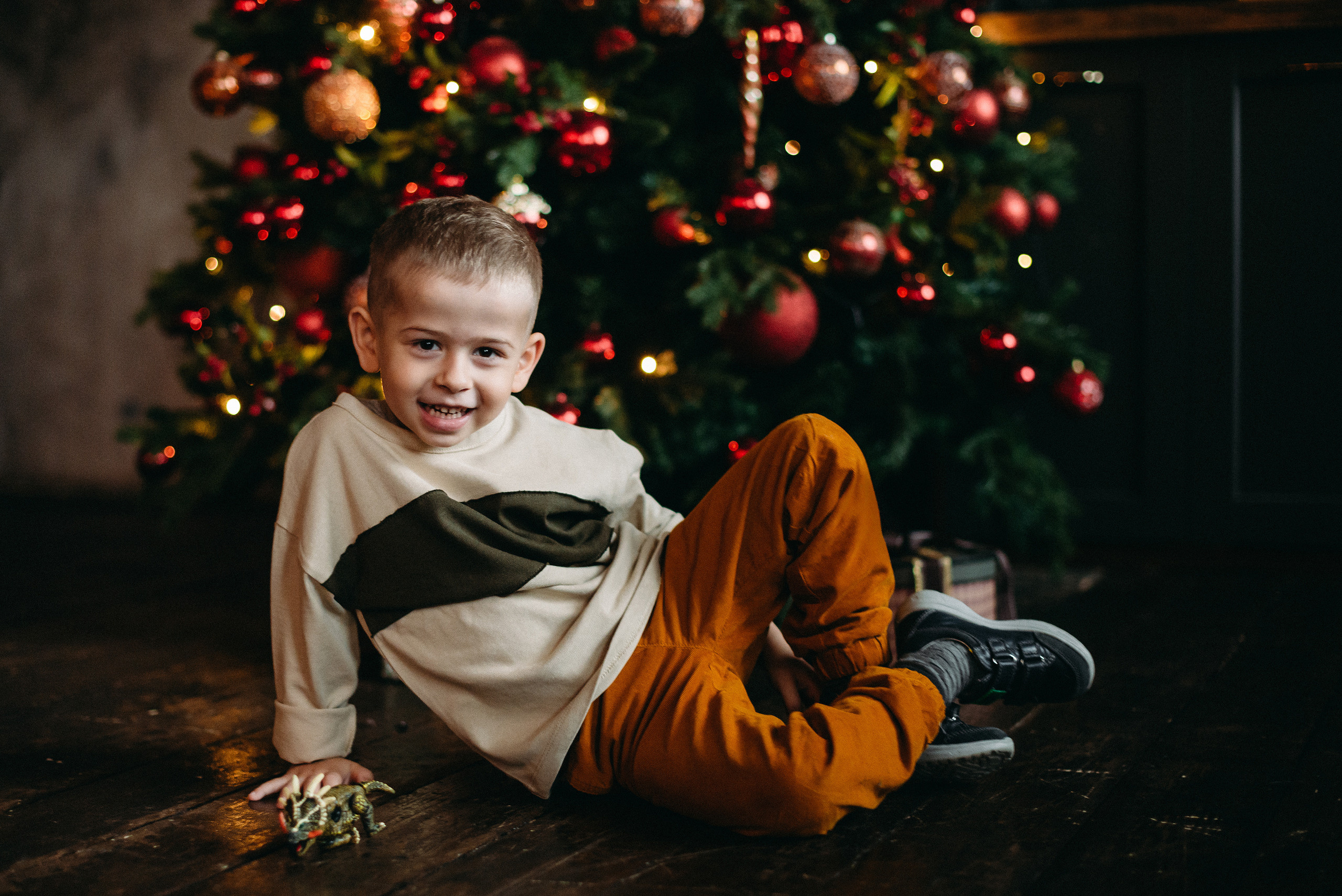 Новогодняя фотосессия в студии СПб. Семейный и детский фотограф в Санкт-Петербурге Маша Бичан