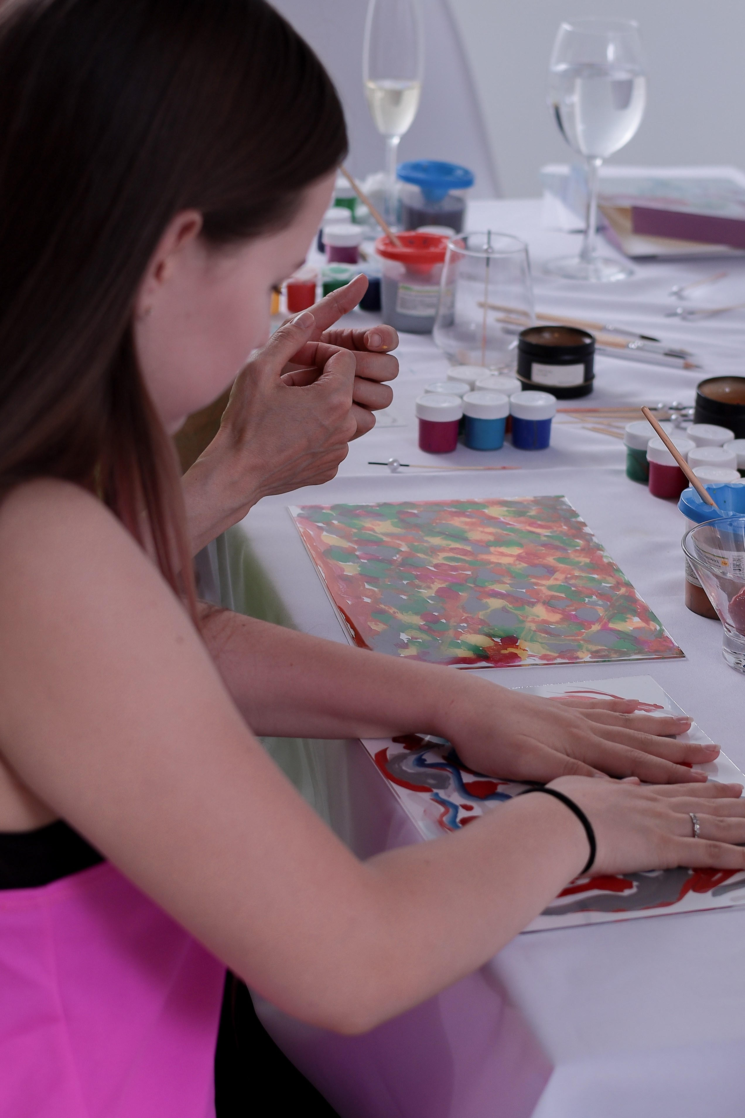 Арт-терапия + аэройога. Фотограф Надршина Лилия