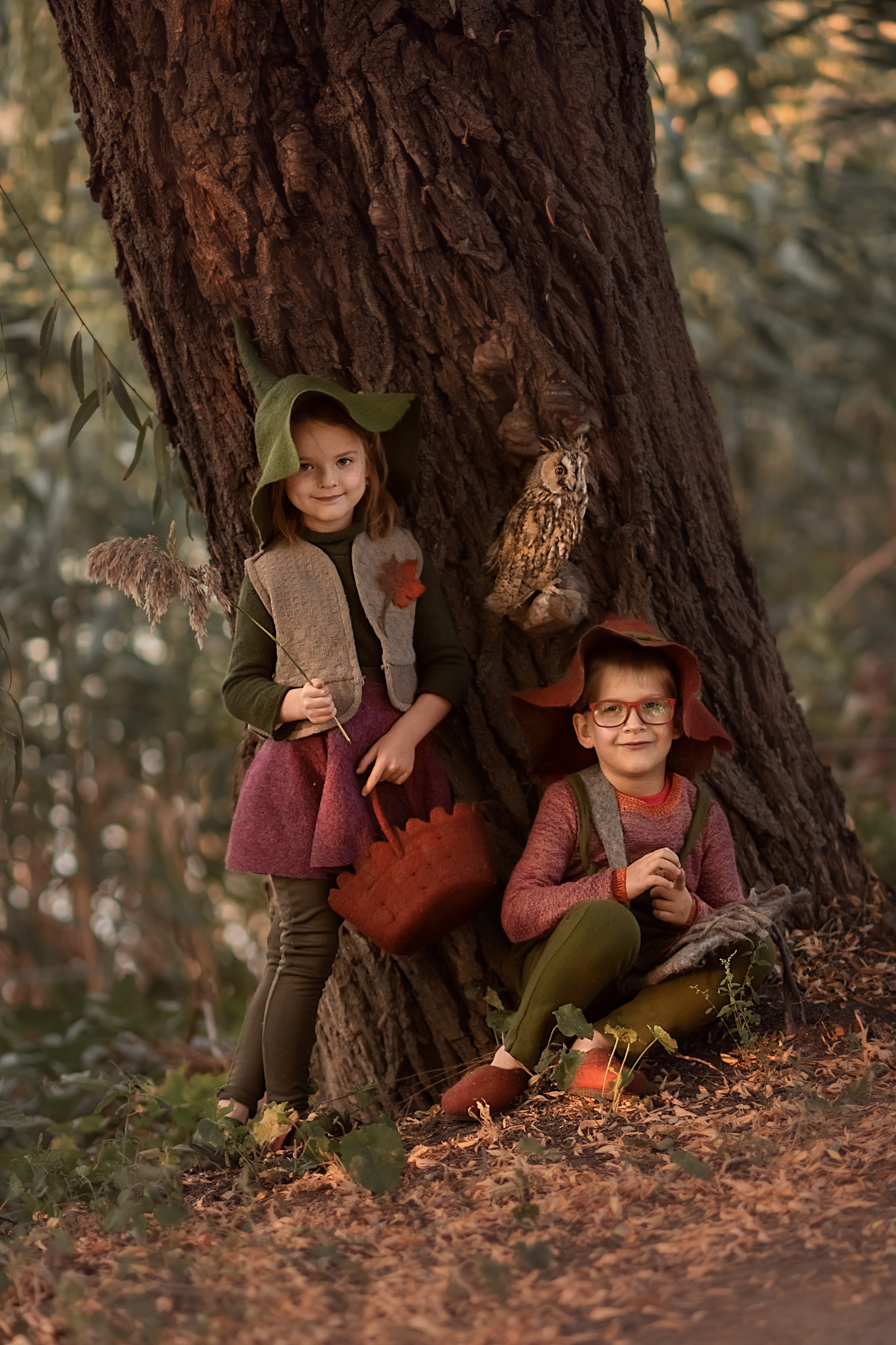 Осенние гномики. Семейный, детский и женский фотограф в Ростове-на-Дону Кирилина Екатерина