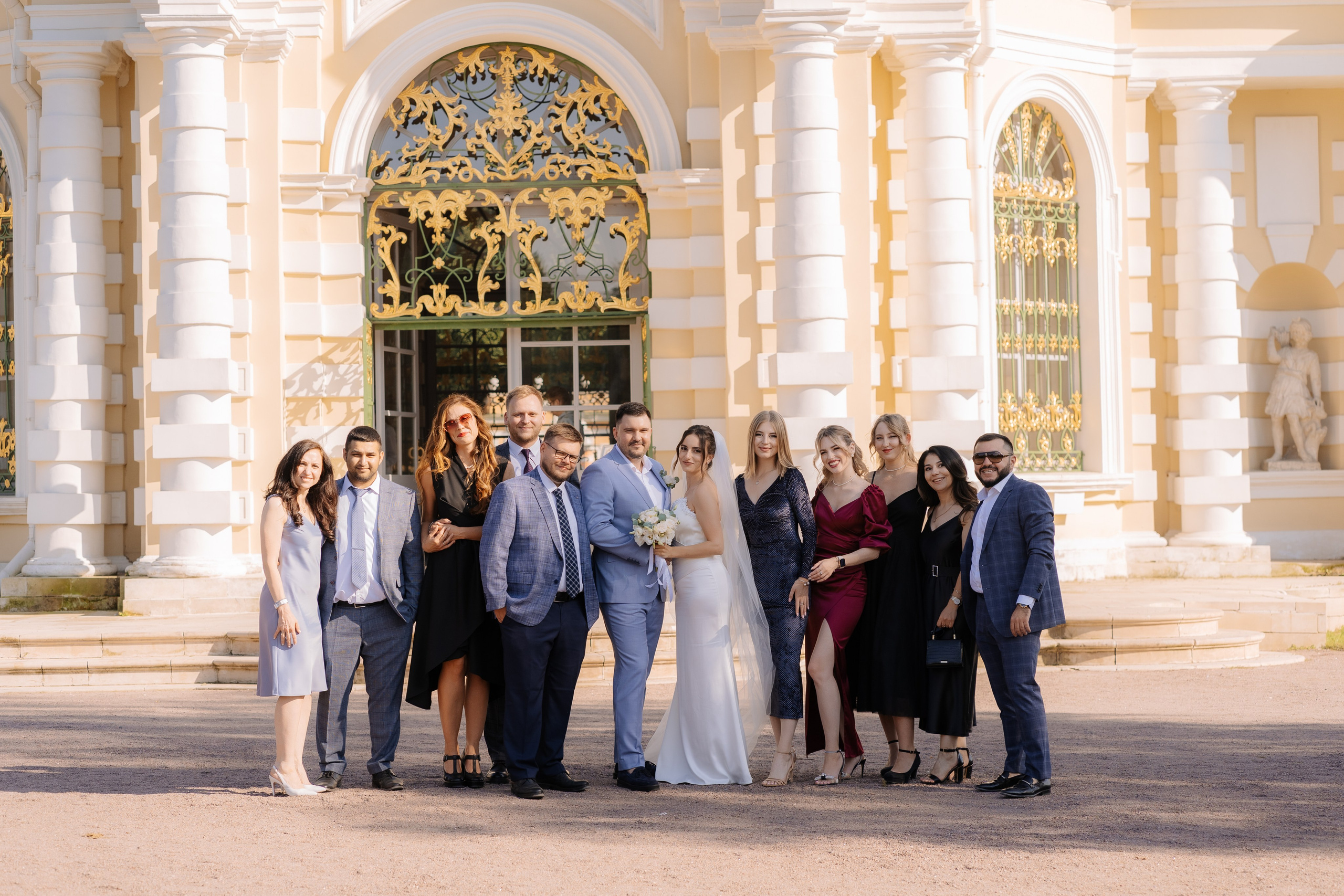 Свадебная фотосессия в Москве, парк Кусково. Свадебный фотограф в Москве Анна Полушина