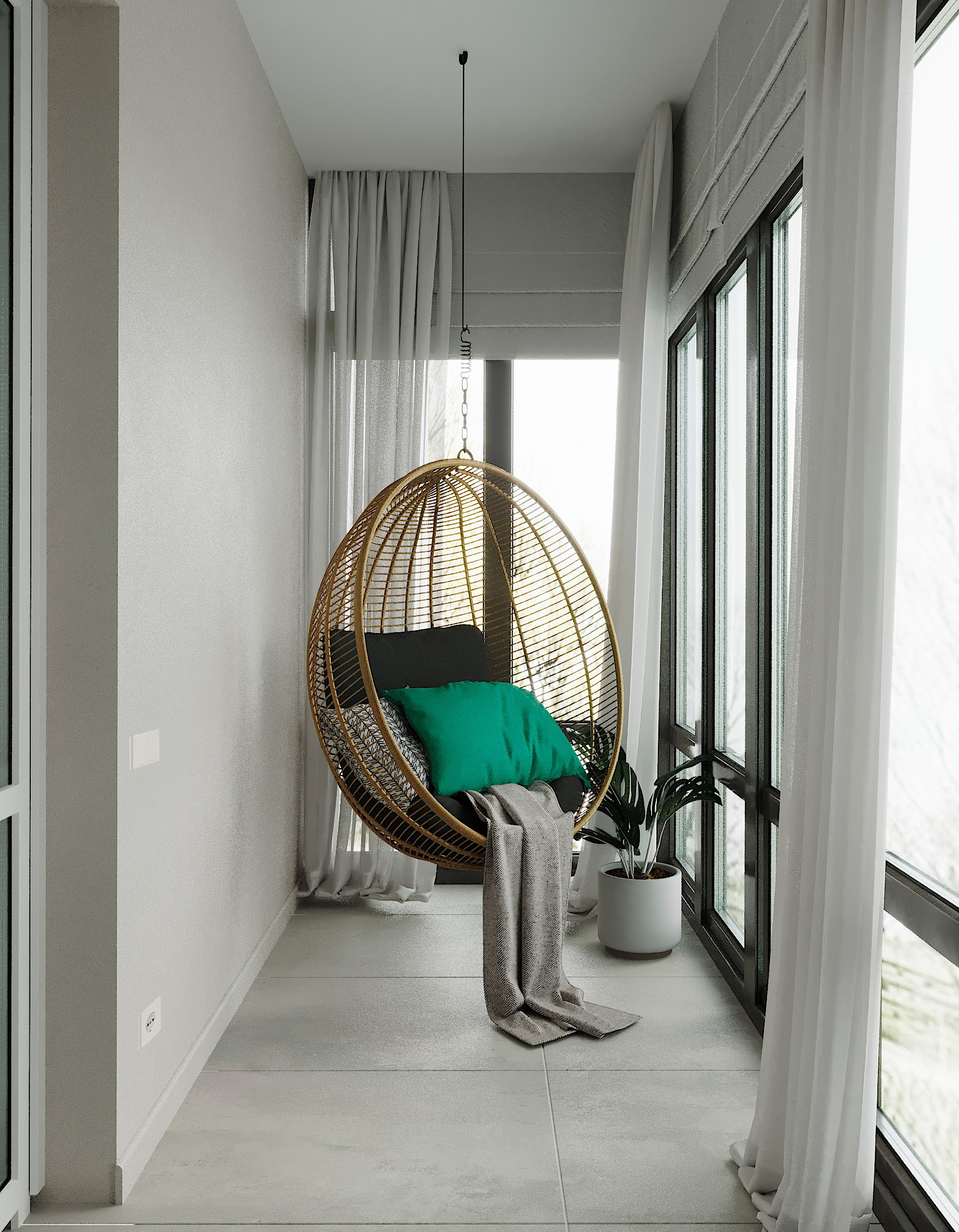 Современный интерьер с акцентами. Lina architector | Дизайн интерьера