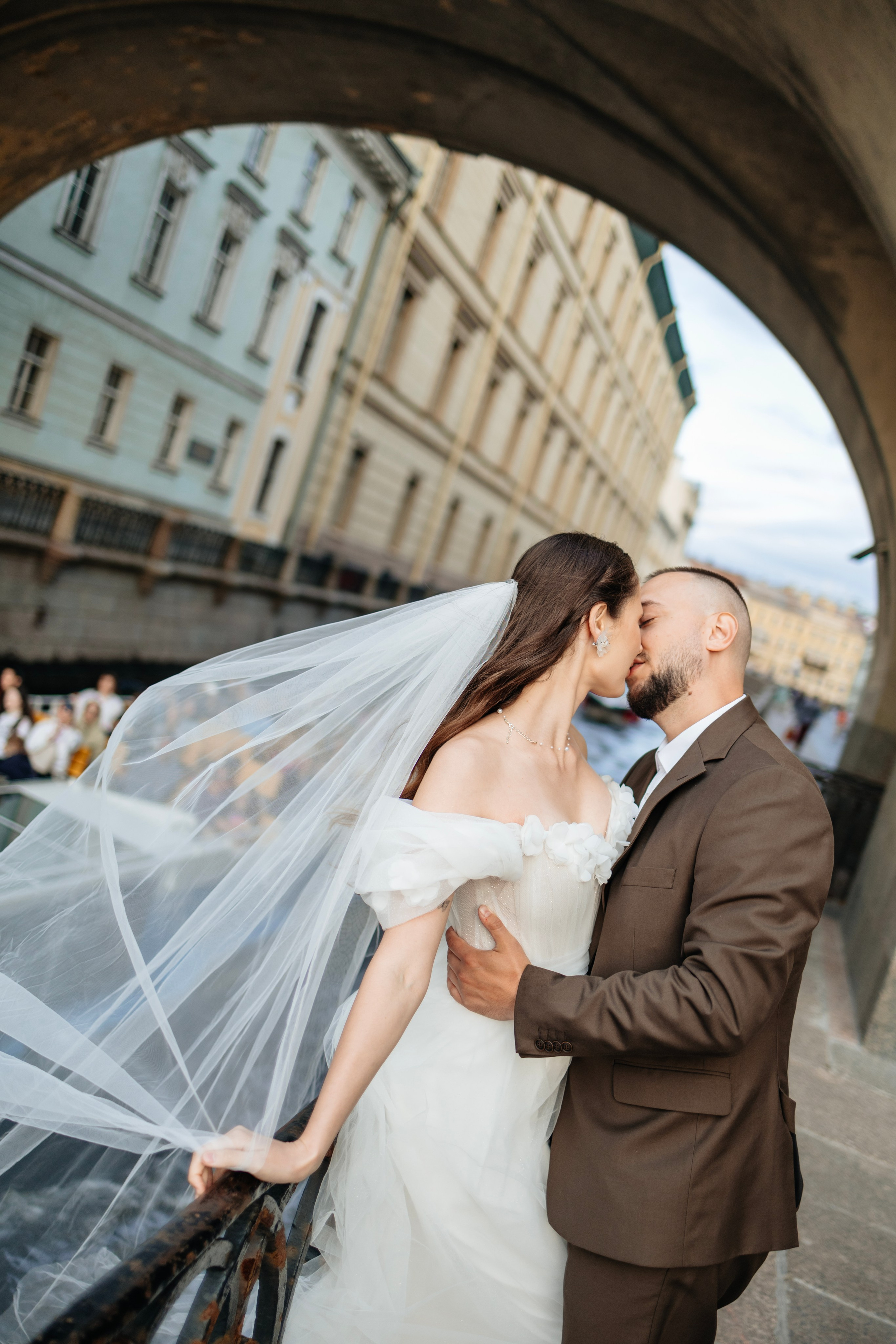 Руслан и Виолетта — Исаакий, Зимняя канавка. Боженова Елена фотограф Санкт-Петербург