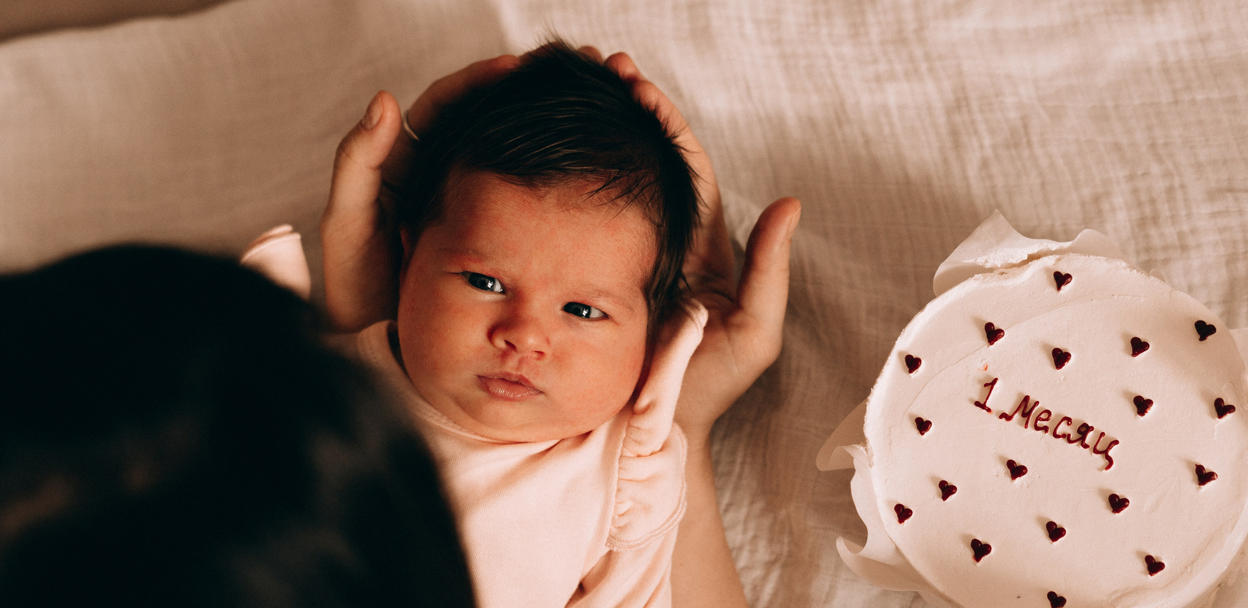Василисе 1 месяц. Семейный, ньюборн фотограф, фотограф на роды в Москве, Виктория Тюльдюкова
