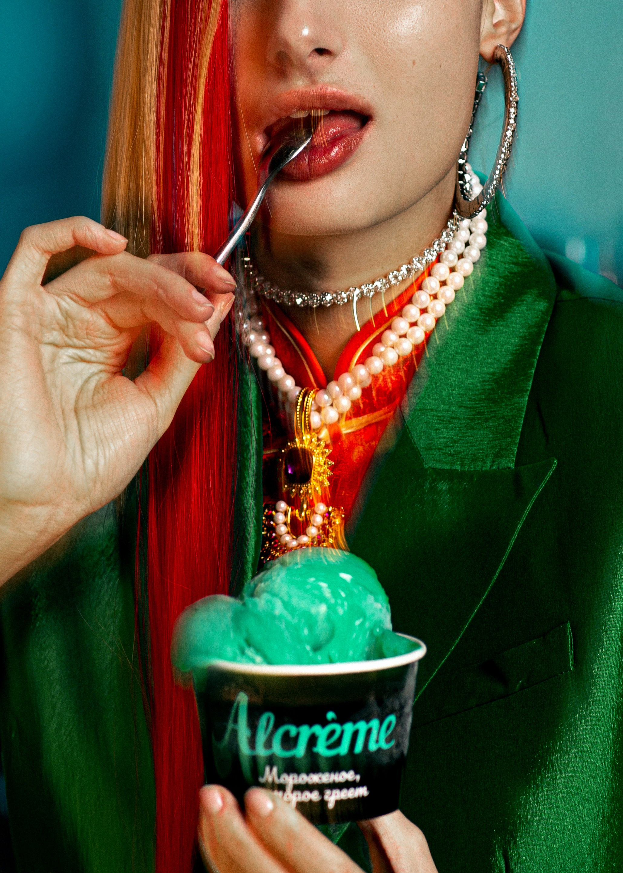 Alcreme campaign NY 2024. Жиркова Ирина — фотограф для брендов в Москве