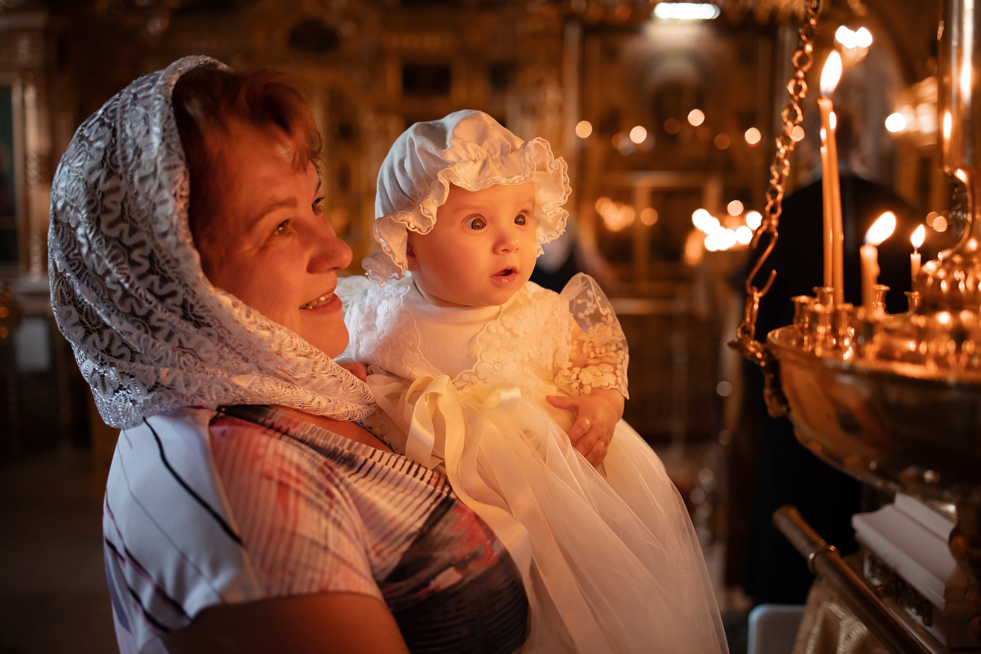 Таинство Крещения (постановочная съемка). Moscow_CPC