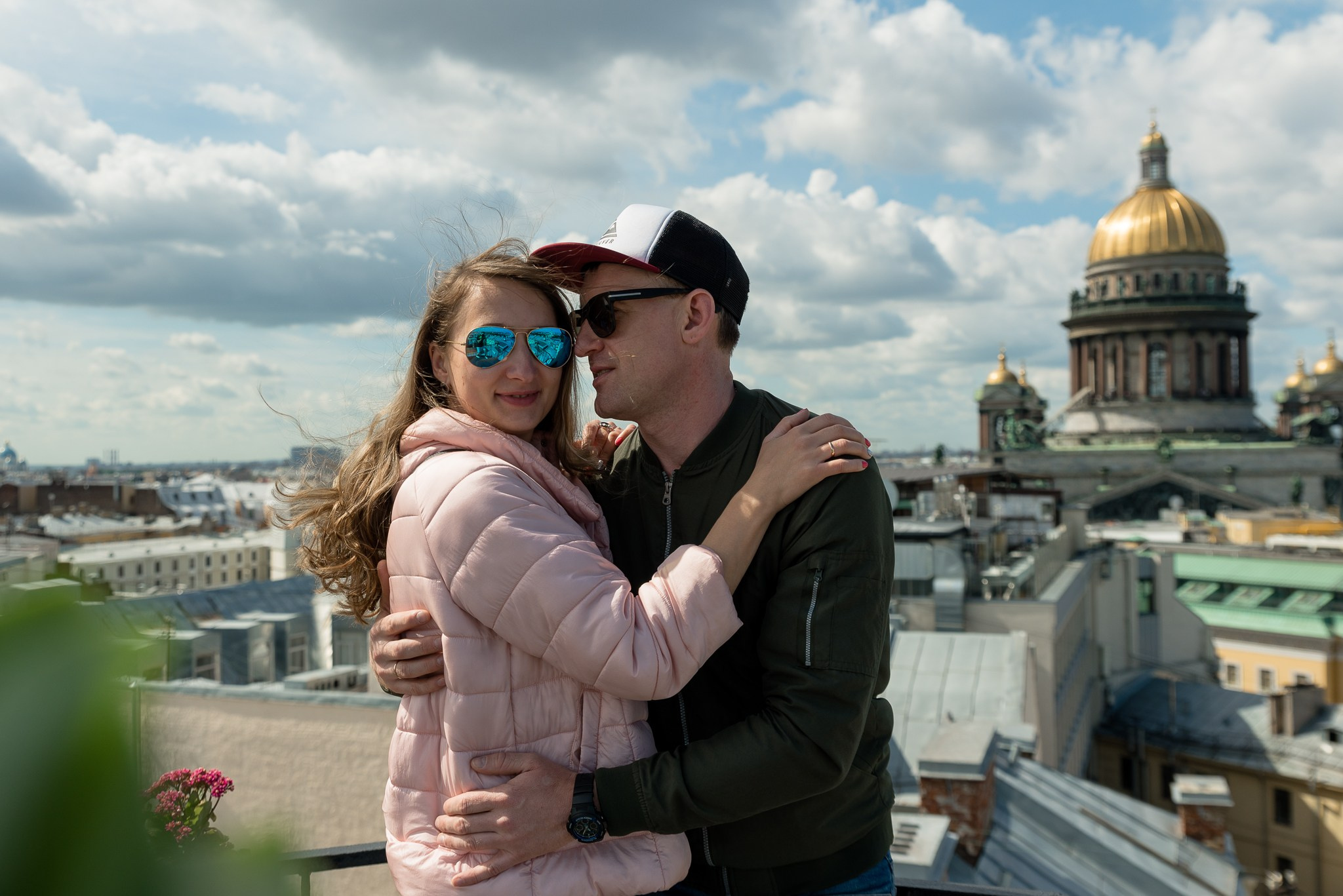 Крыша у Исаакиевского собора. Свадебный и семейный фотограф из Санкт-Петербурга Климов Анатолий