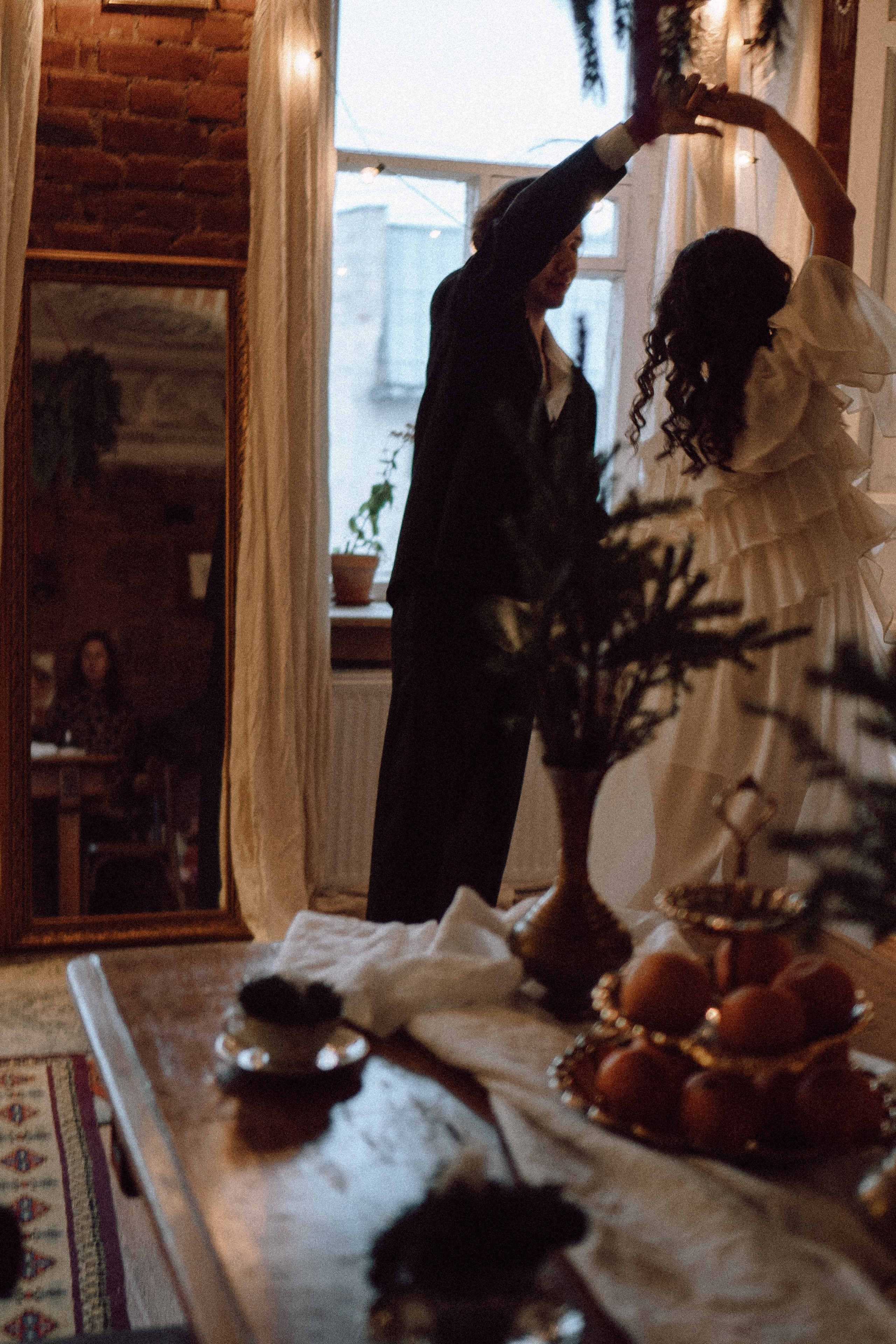 УТРО ЖЕНИХА И НЕВЕСТЫ В ФОТОСТУДИИ И ОСНОВНАЯ ФОТОСЕСИСИЯ ЗИМОЙ. Профессиональный фотограф, Санкт-Петербург — Виктория Богомолова