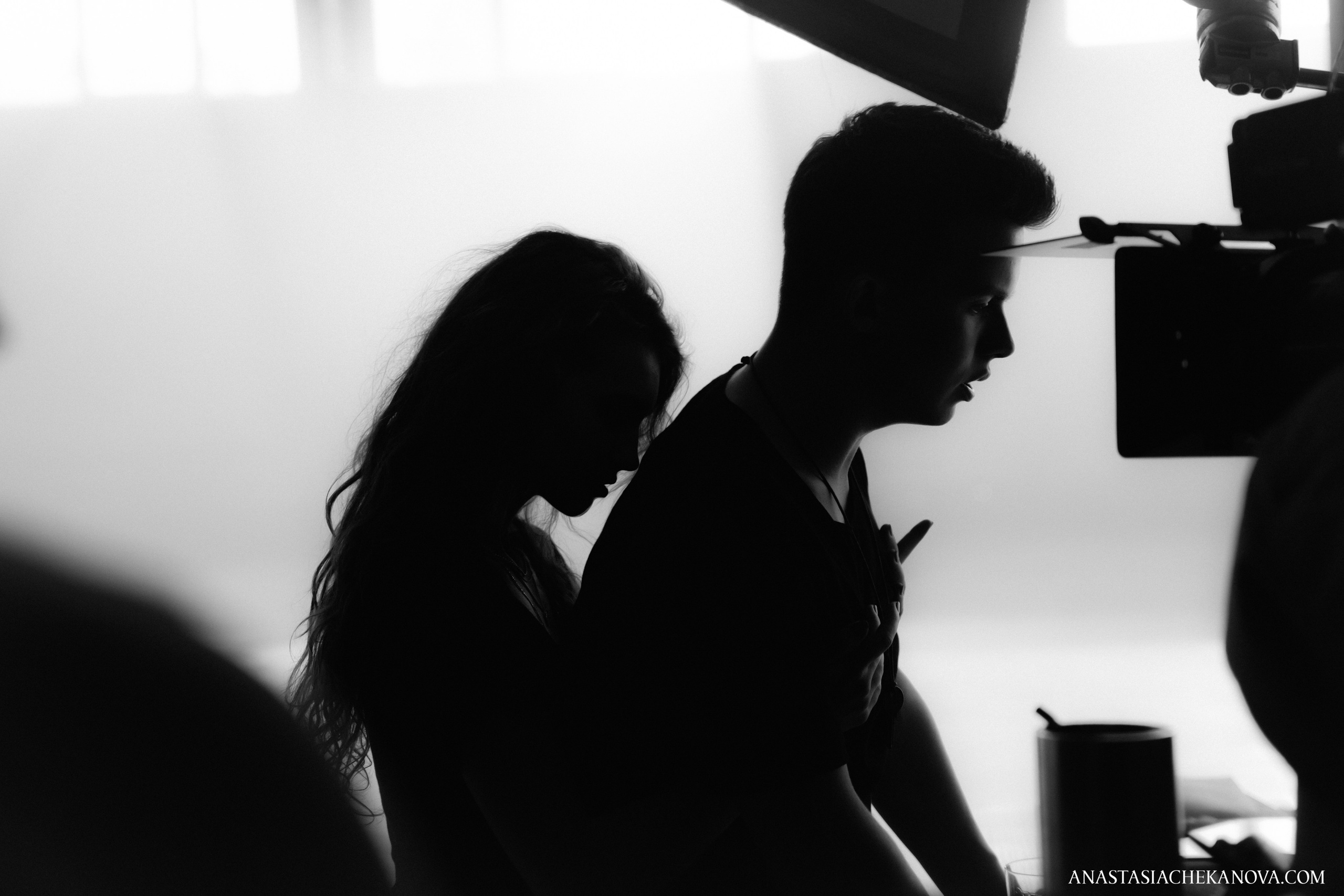 Backstage съемки клипа группы DVOE. Концертный и бурлеск фотограф Москва