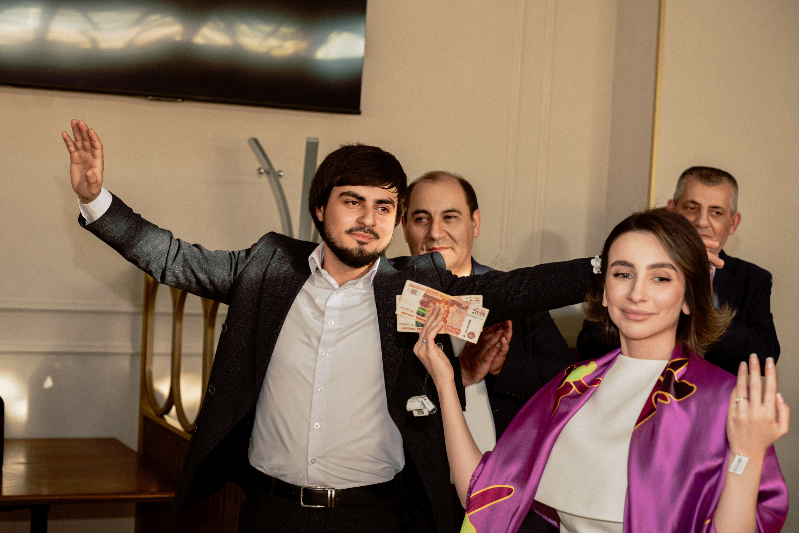 Помолвка Арзу и Ниджат (06.06.2026 ресторан — White Hall). Свадебный и семейный фотограф в Москве и МО (Фрязино, Королёв, Коломна) Макеева Алёна