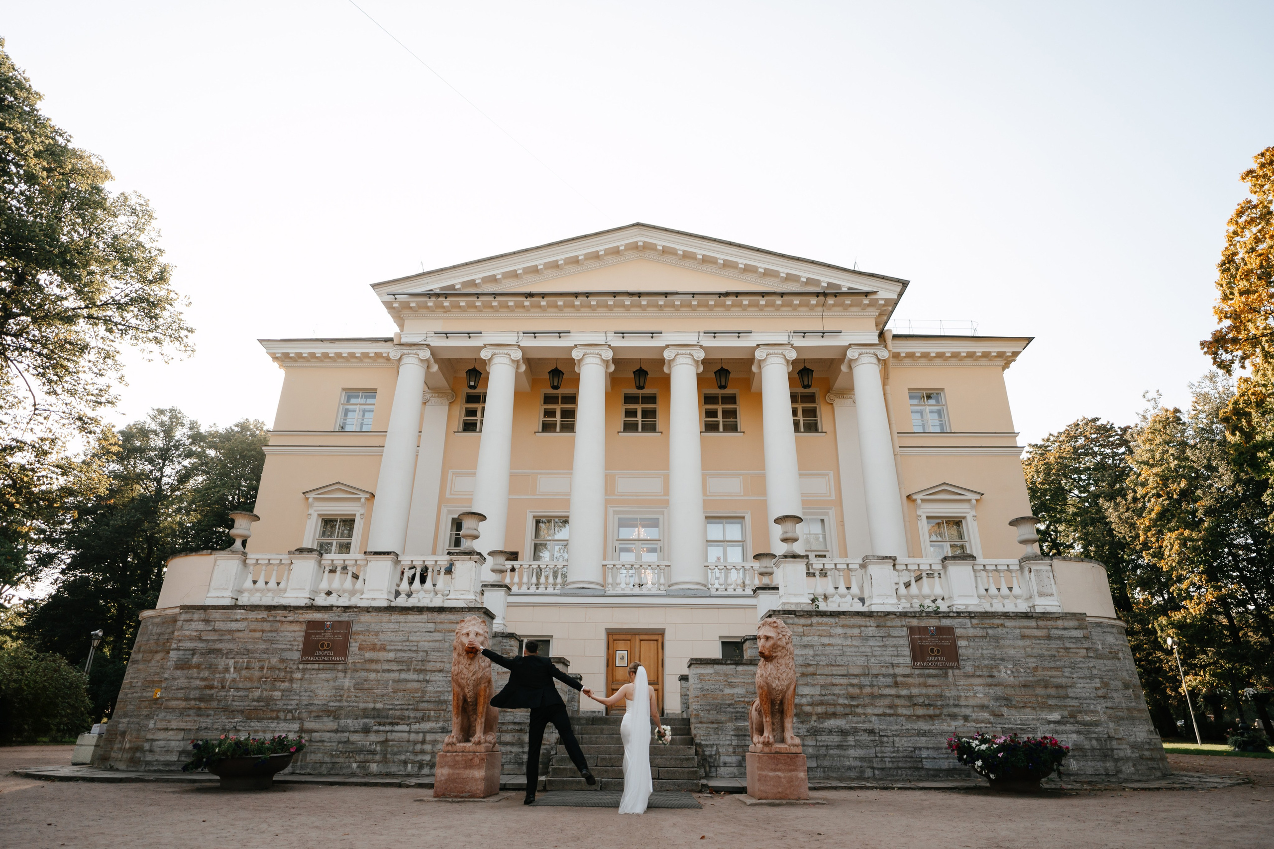 Свадебная фотосессия в Пушкине. Семейный и свадебный фотограф в Санкт-Петербурге и Москве