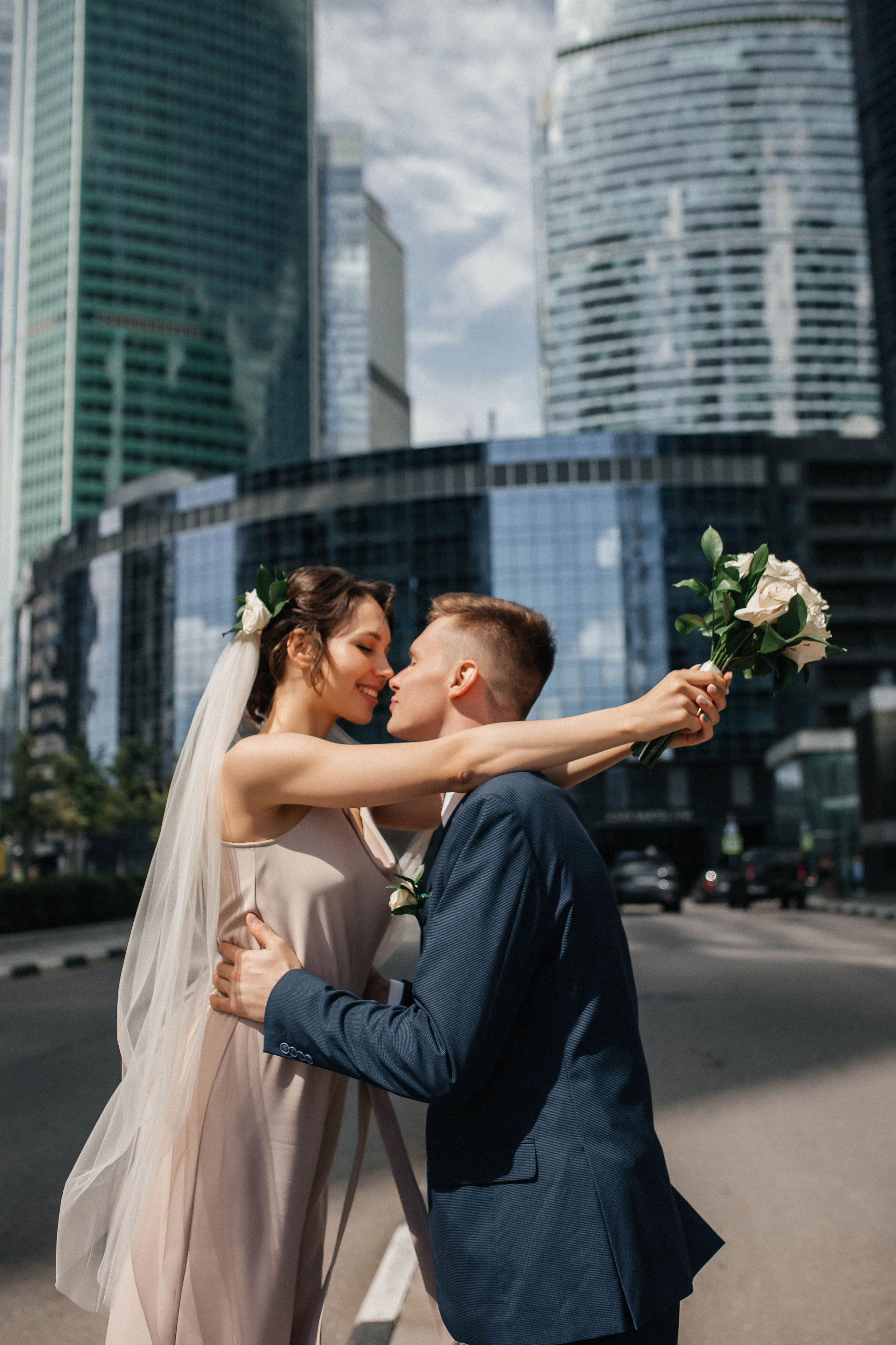 Свадебная фотосессия Москва Сити. Свадебный и семейный фотограф в Москве