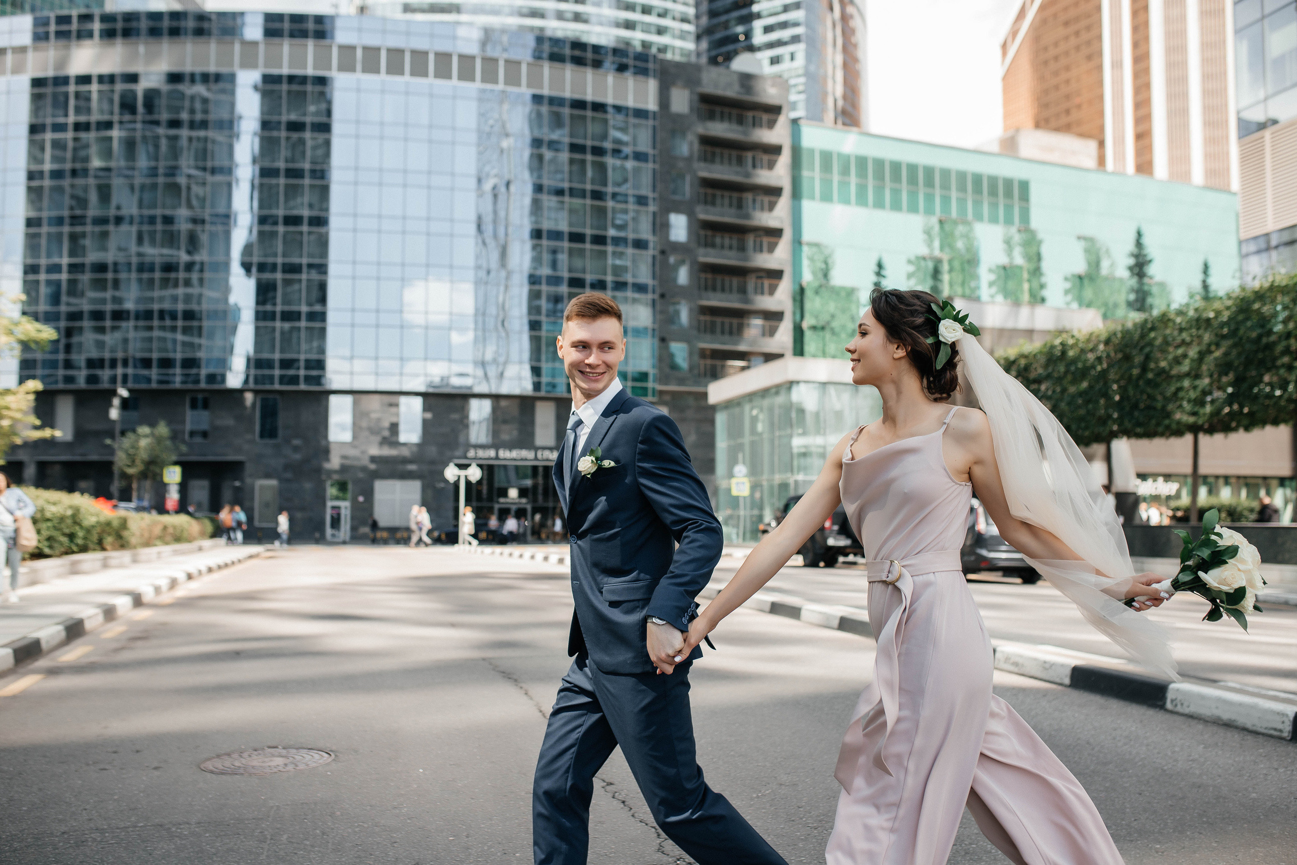 Свадебная фотосессия Москва Сити. Свадебный и семейный фотограф в Москве