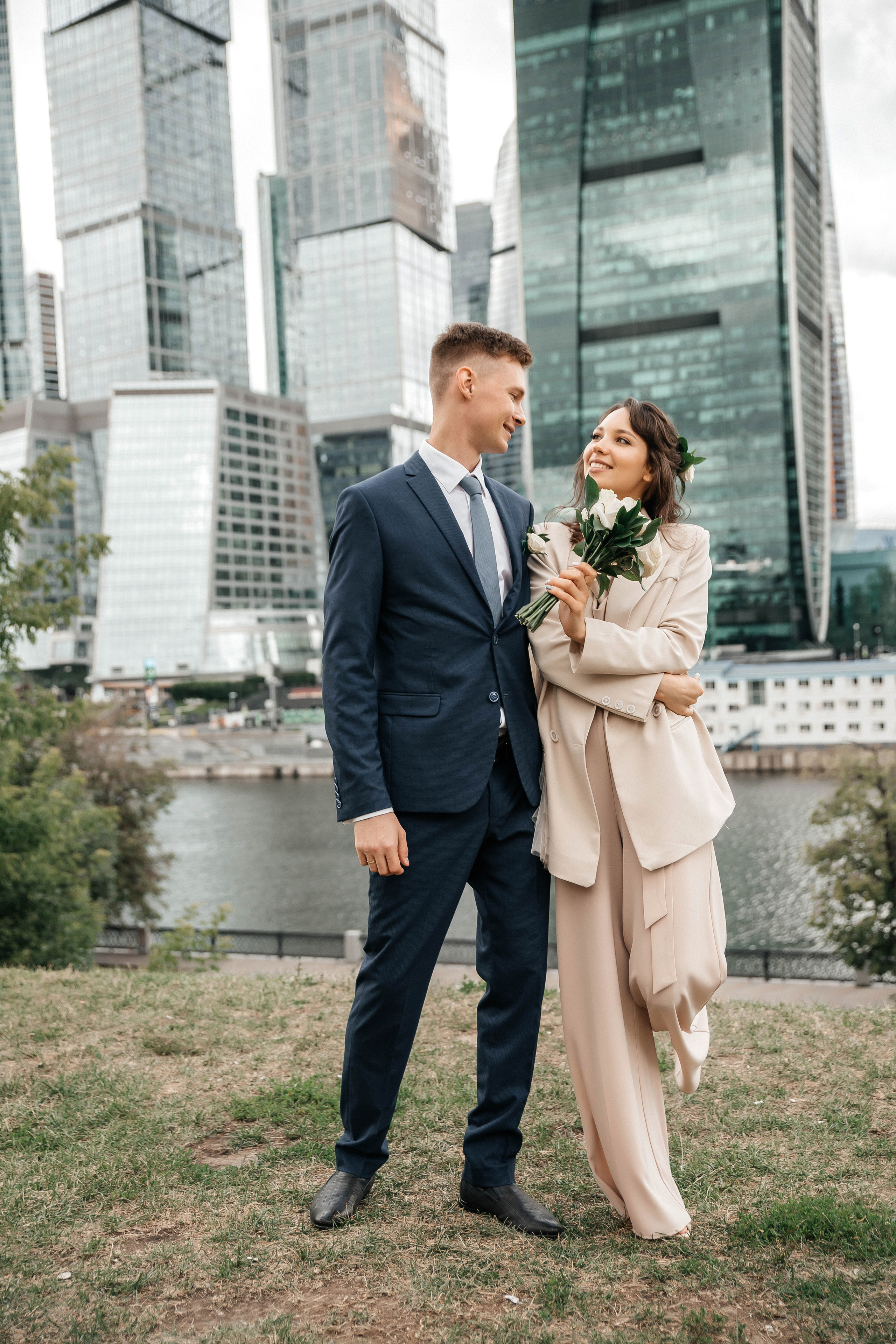 Свадебная фотосессия Москва Сити. Свадебный и семейный фотограф в Москве