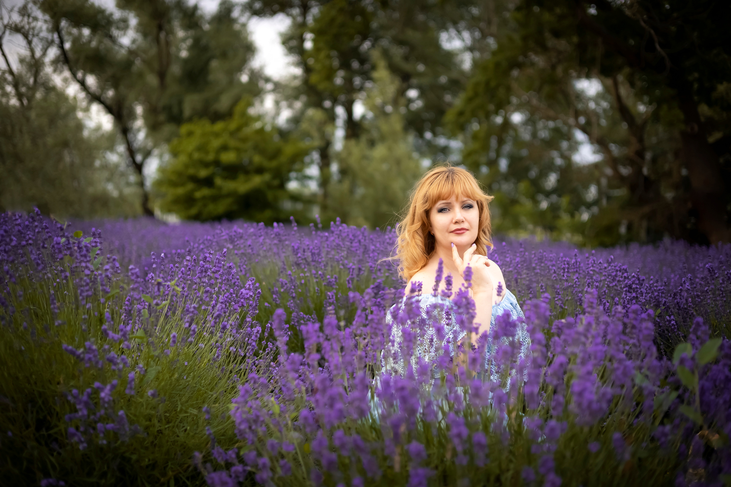 ЕЛЕНА В ЛАВАНДЕ. Фотограф Людмила Лебединская г. Краснодар (Приморско-Ахтарский р-он)