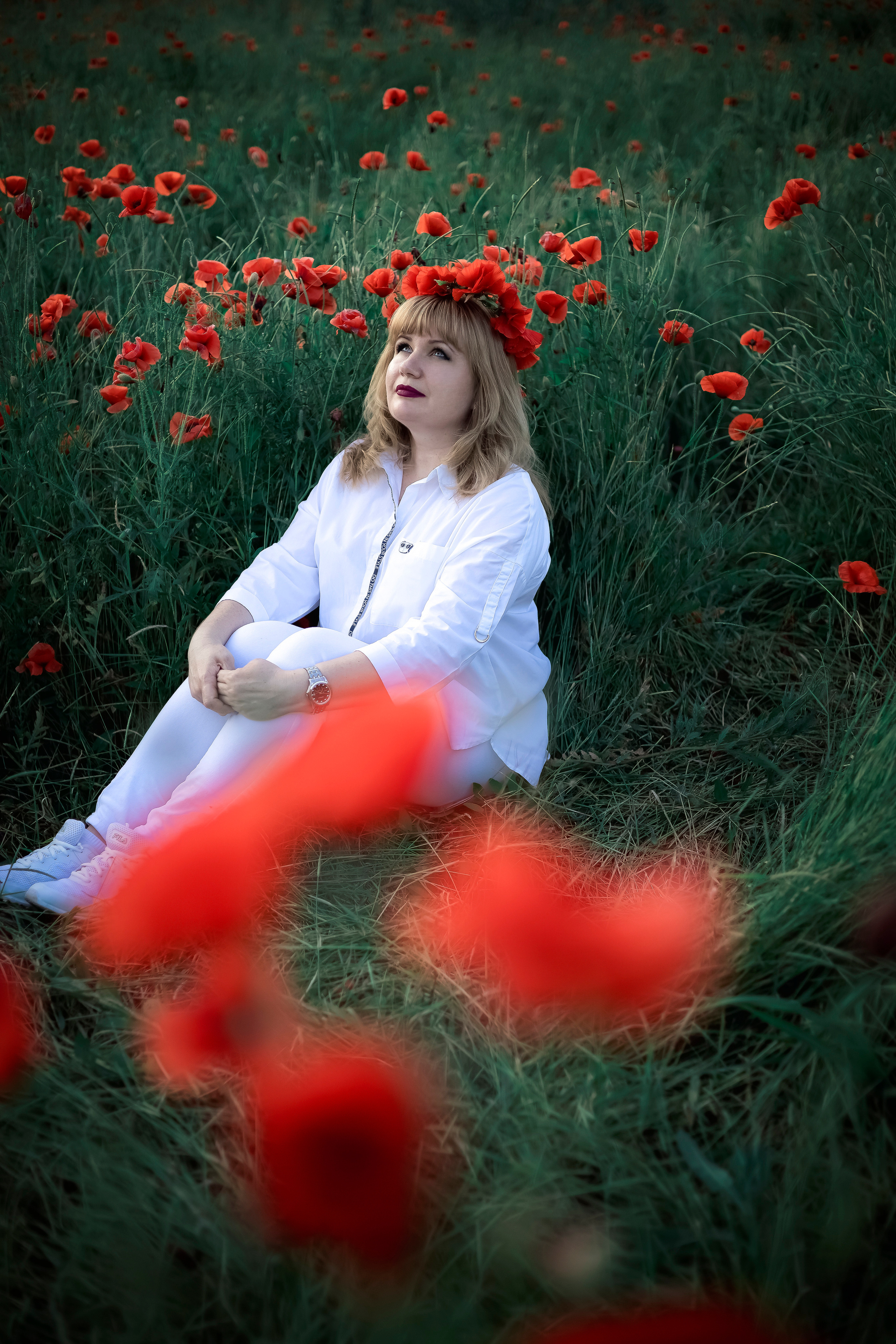 ЕЛЕНА В МАКАХ. Фотограф Людмила Лебединская г. Краснодар (Приморско-Ахтарский р-он)