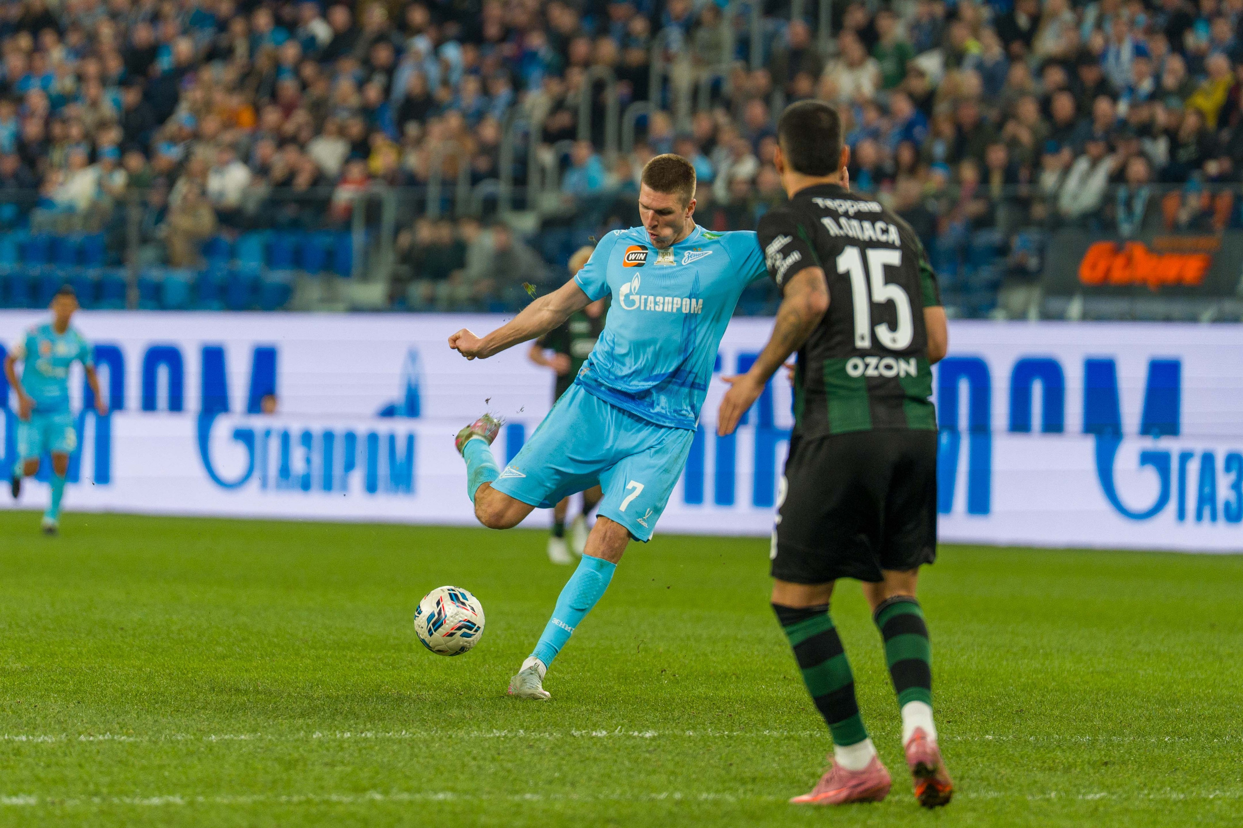 Zenit vs Krasnodar 1–1 | RPL Round 24 Match Photography at Gazprom Arena — Anton Hauff, Saint Petersburg. Sports Photographer in Saint Petersburg | Anton Hauff