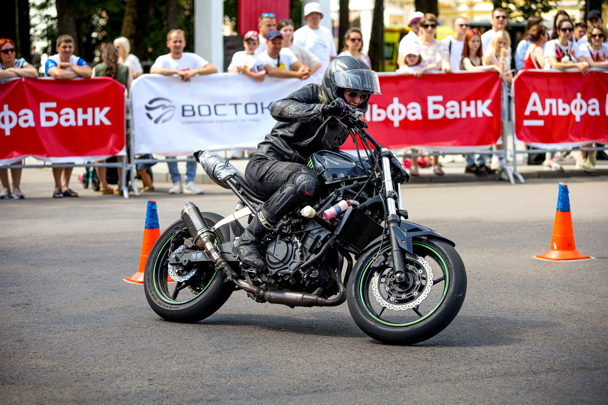 Кубок России по фигурному управлению мотоциклом. Спортивный фотограф Вадим Добедченков
