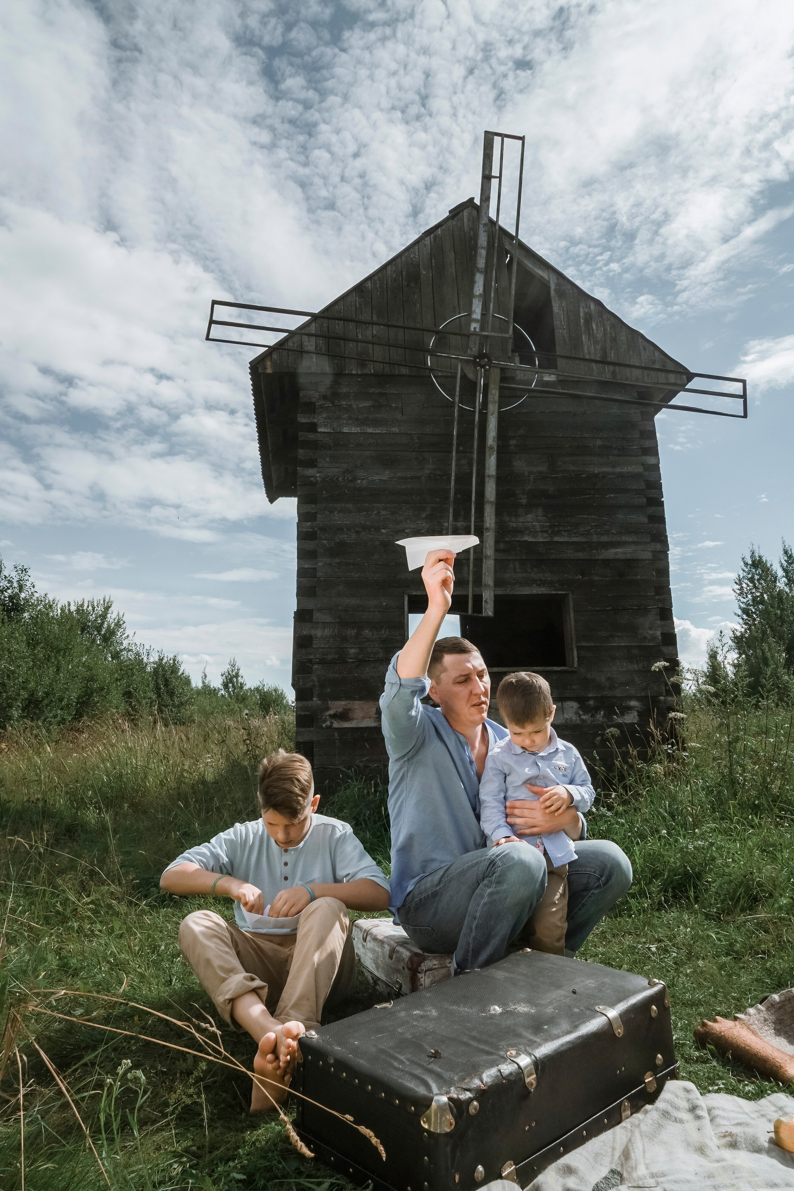 Семейная съёмка на старой Мельнице. Свадебный, семейный и контент фотограф в Санкт- Петербурге Елена Грие