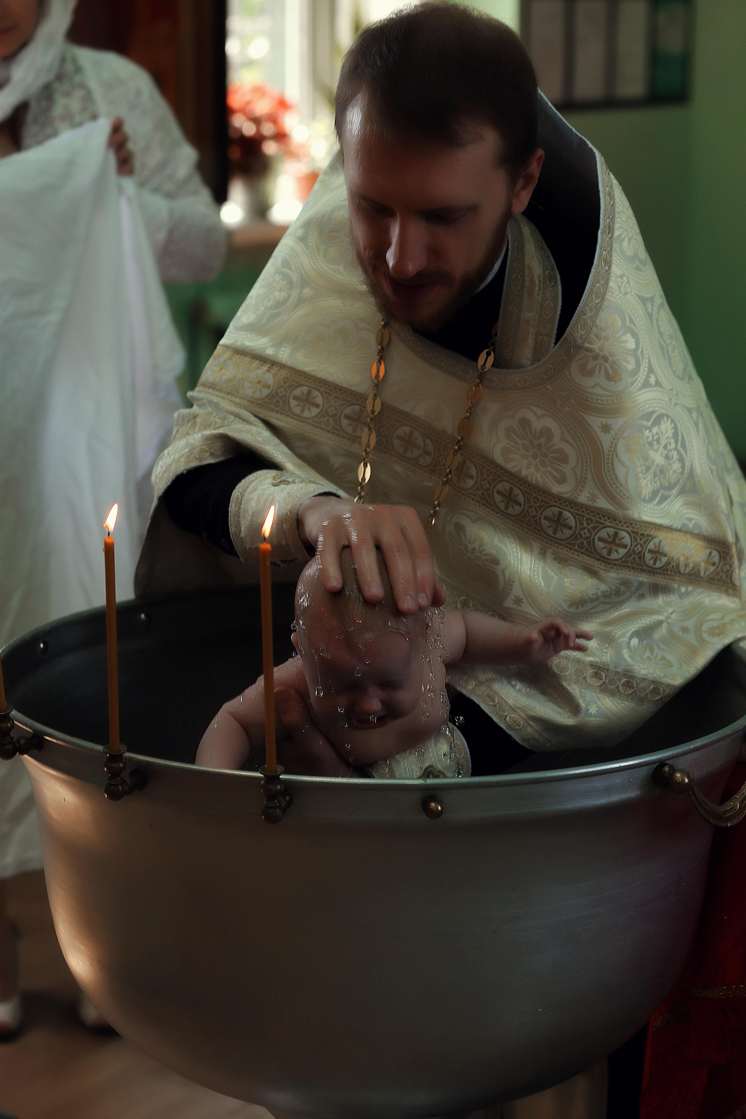 Таинство Крещения. Семейный фотограф в Воронеже Плотникова Алина