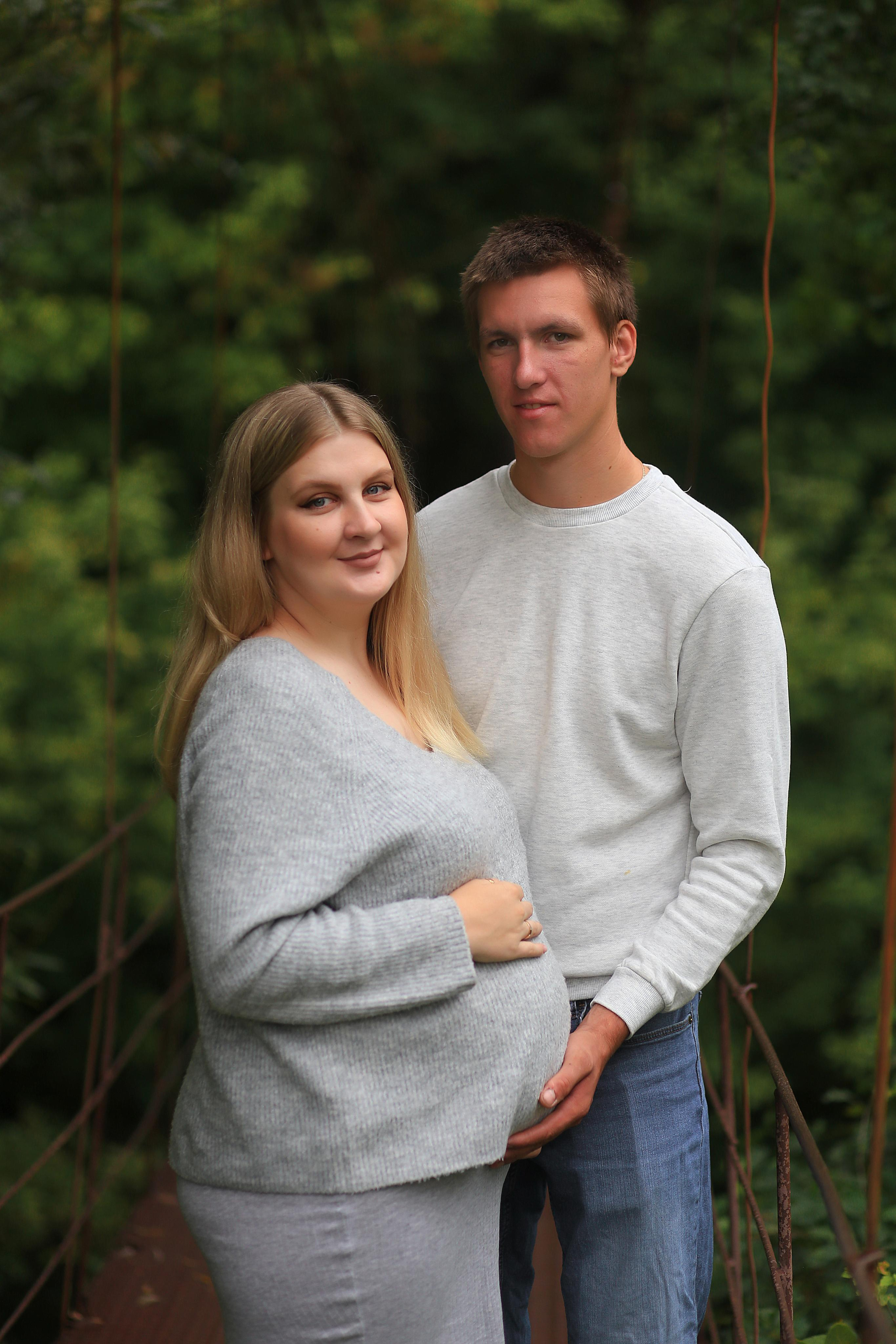 Ранная осень и подвесной мост. Семейный фотограф в Воронеже Плотникова Алина