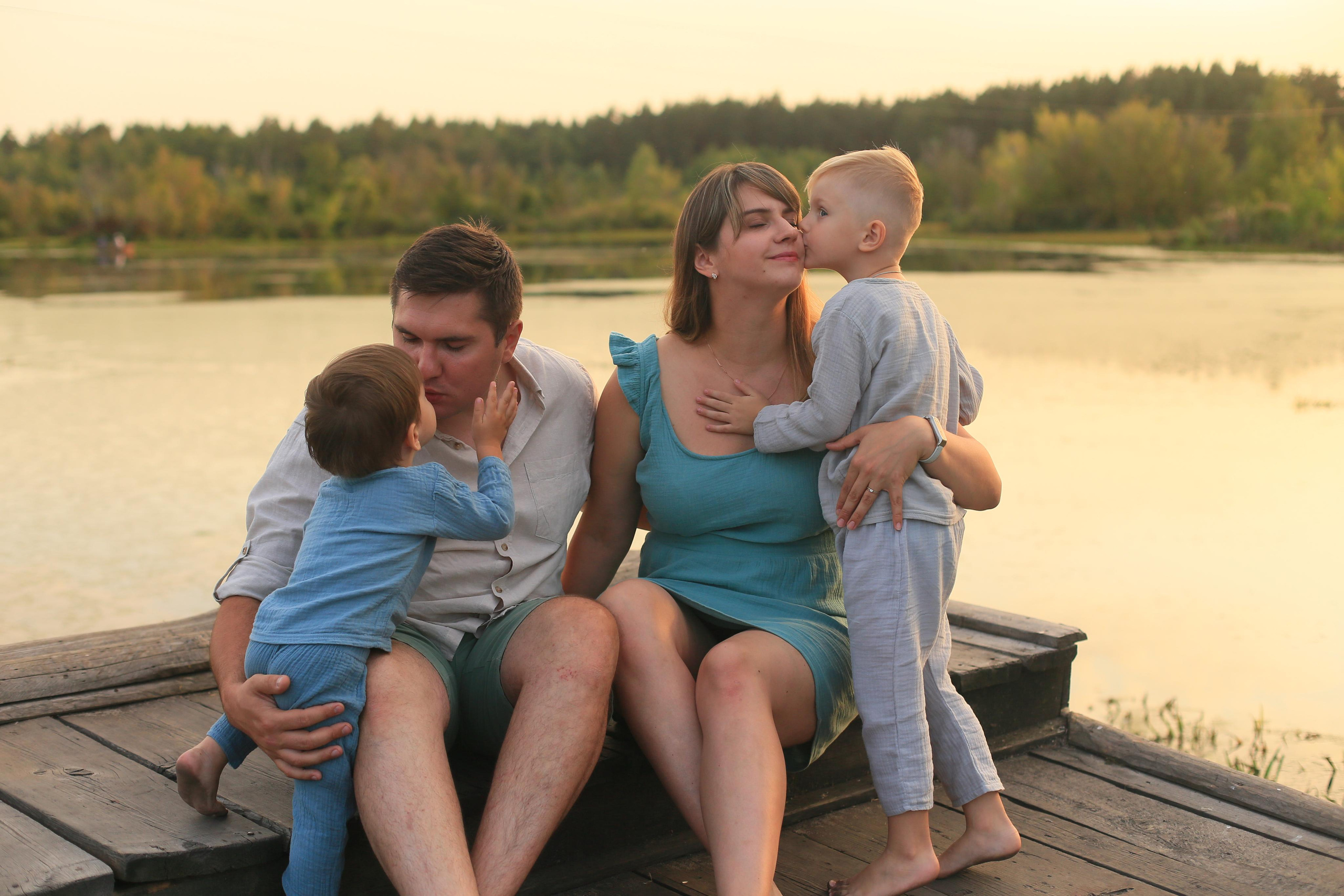 Закат на озере. Семейный фотограф в Воронеже Плотникова Алина