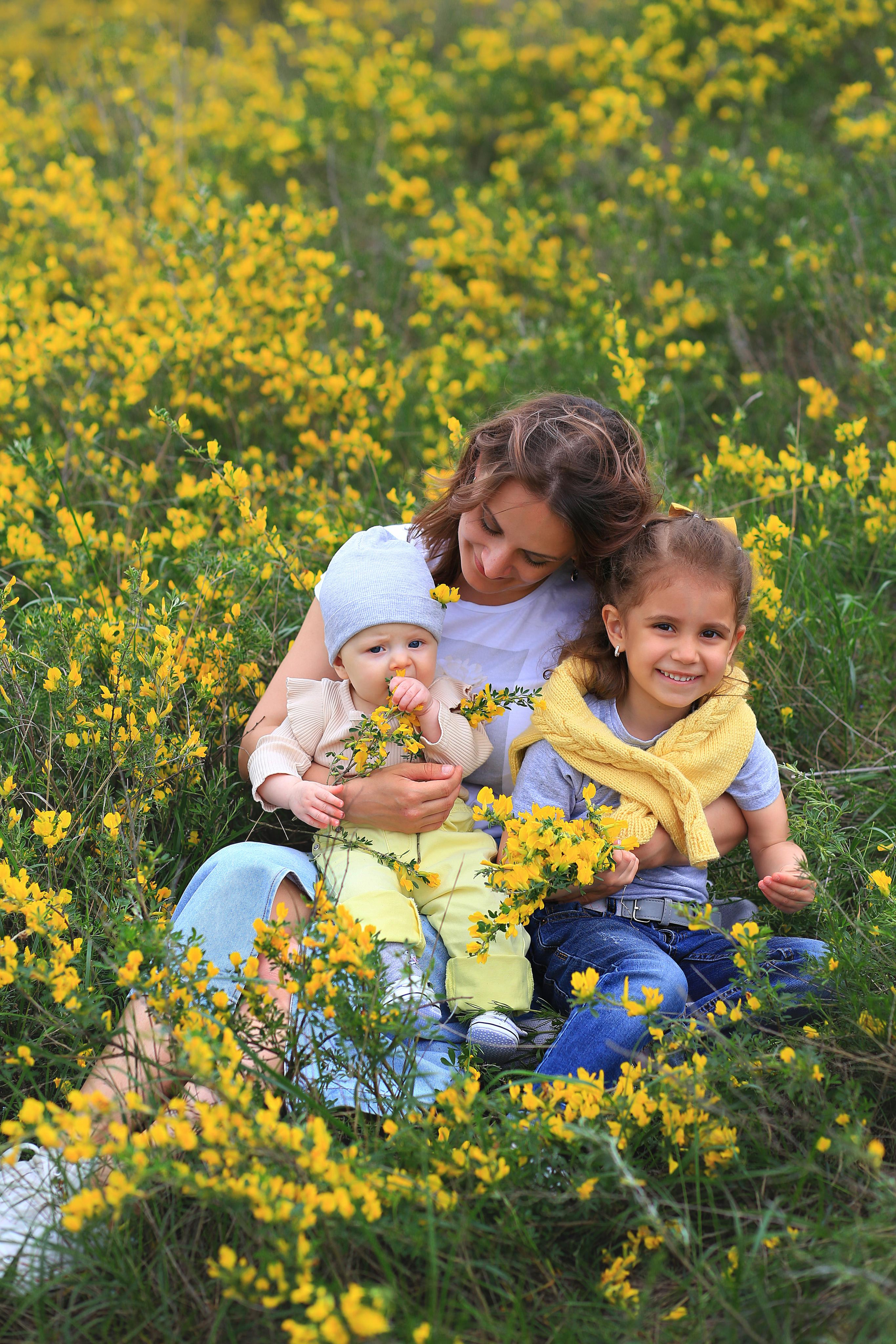 Желтая весна. Семейный фотограф в Воронеже Плотникова Алина