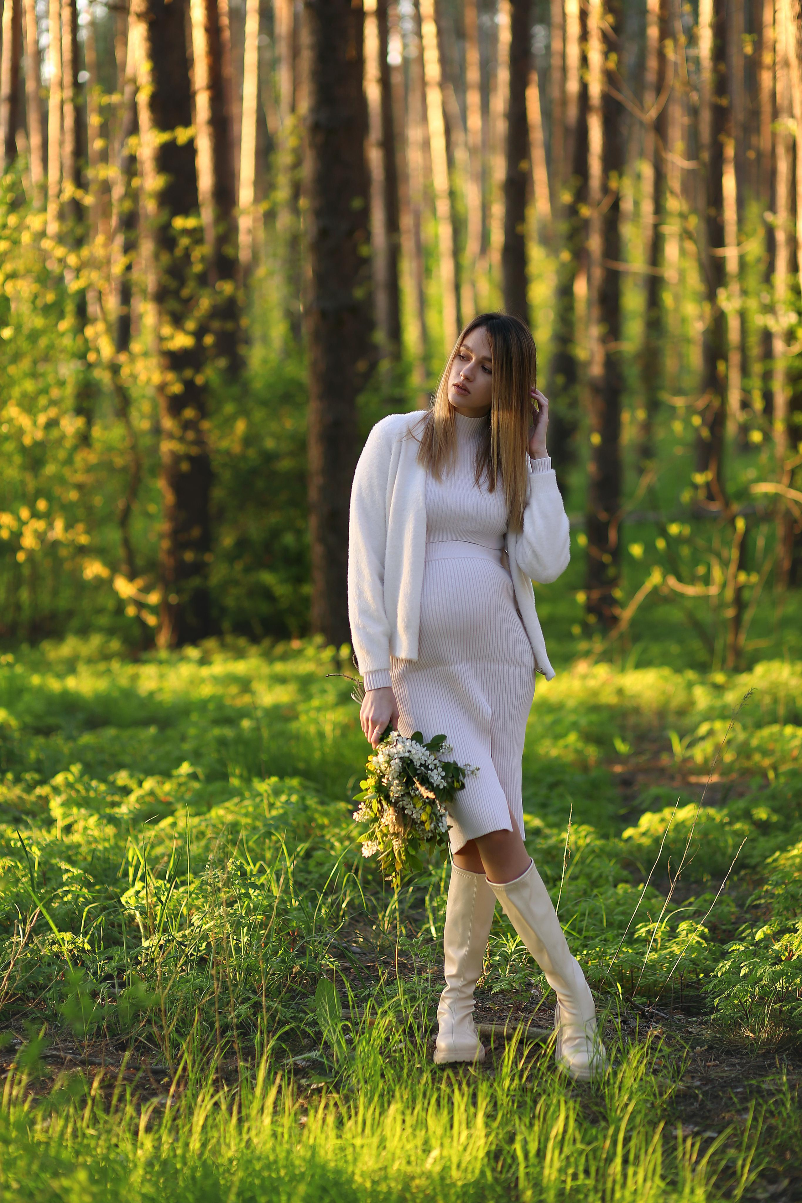 Цветущий лес на закате. Семейный фотограф в Воронеже Плотникова Алина
