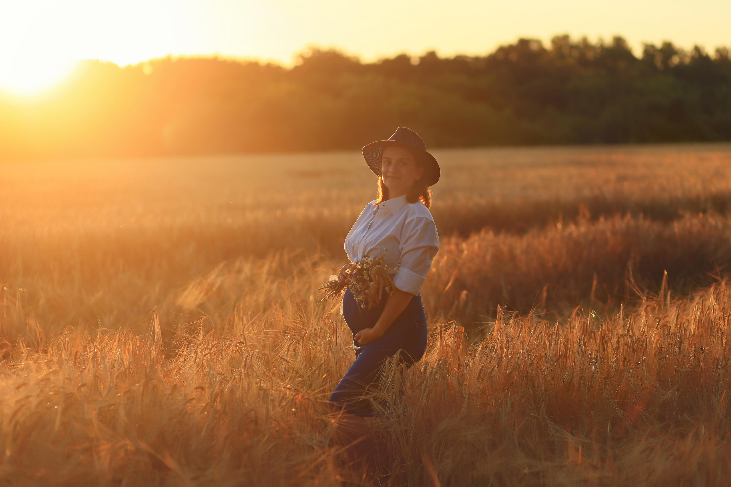 Закат, поля и ромашки. Семейный фотограф в Воронеже Плотникова Алина