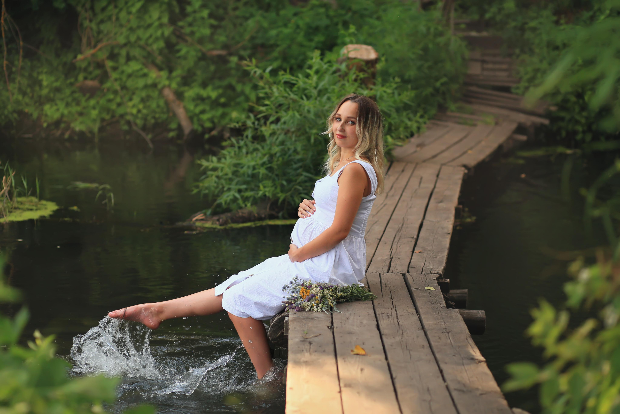 Река и деревянный мостик. Гремячий Колодезь. Семейный фотограф в Воронеже Плотникова Алина