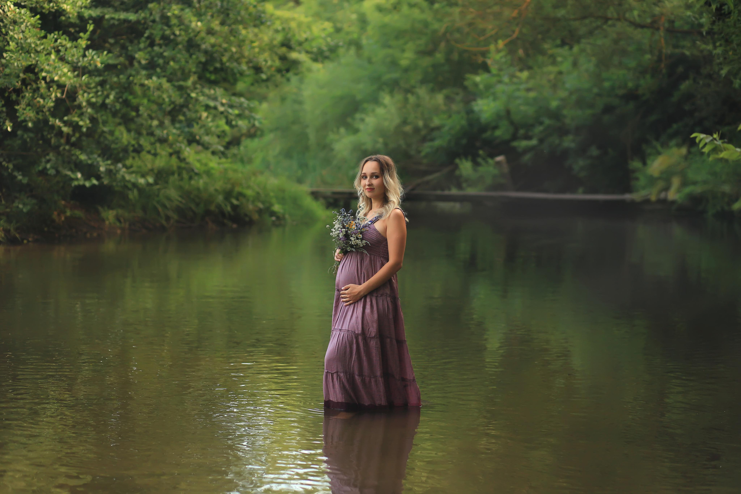 Река и деревянный мостик. Гремячий Колодезь. Семейный фотограф в Воронеже Плотникова Алина