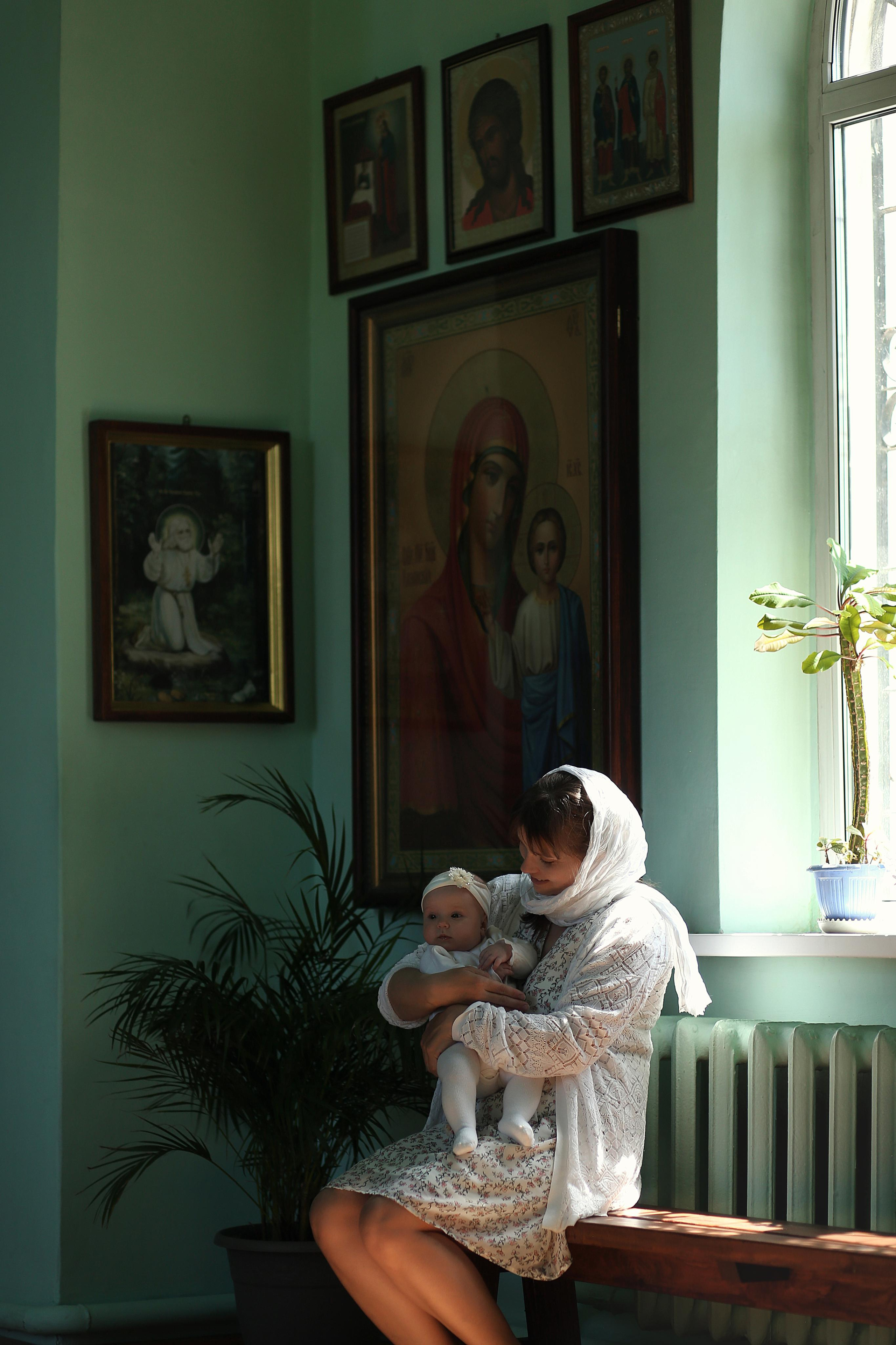 Таинство Крещения. Семейный фотограф в Воронеже Плотникова Алина